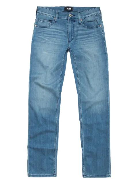 back patch straight-leg jeans by PAIGE