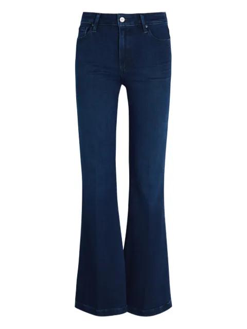 button-fastening flared jeans by PAIGE