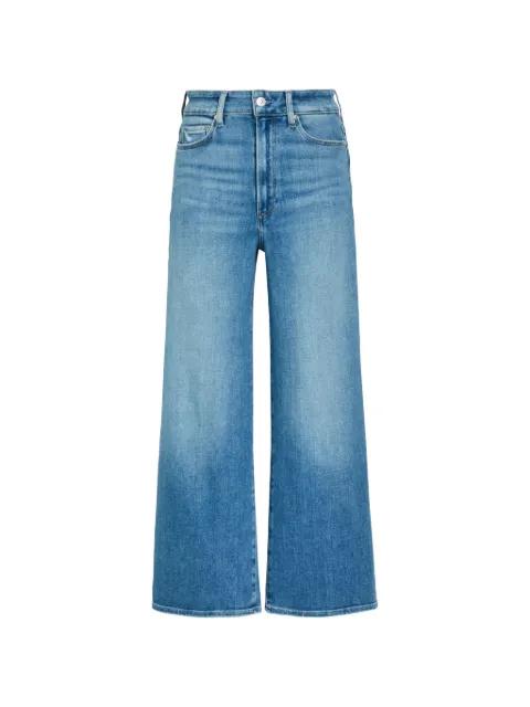 logo-patch flared jeans by PAIGE