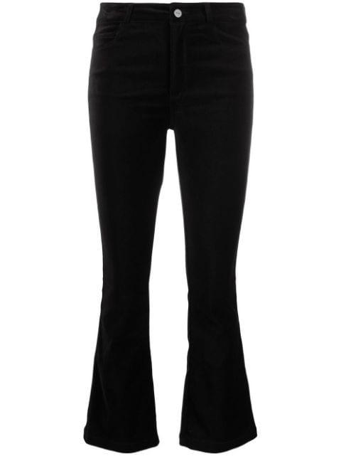 mid-rise flared jeans by PAIGE