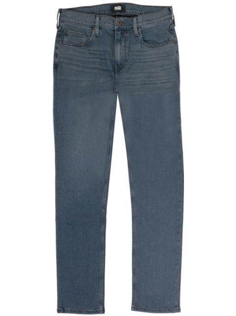 mid-rise straight-leg jeans by PAIGE