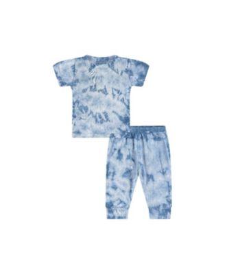 Unisex Rib Loungewear Set in Tie Dye - Baby by PAIGELAUREN