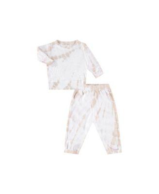 Unisex Rib Loungewear Set in Tie Dye - Baby by PAIGELAUREN