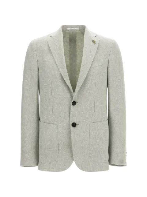 Brera chevron-pattern blazer by PAL ZILERI