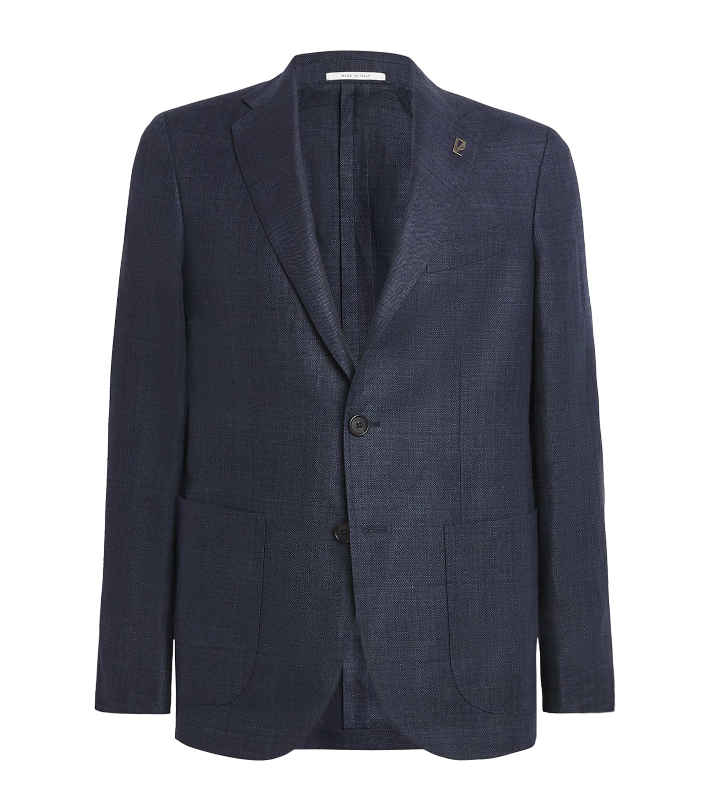 Pal Zileri Linen-Wool Brera Blazer by PAL ZILERI