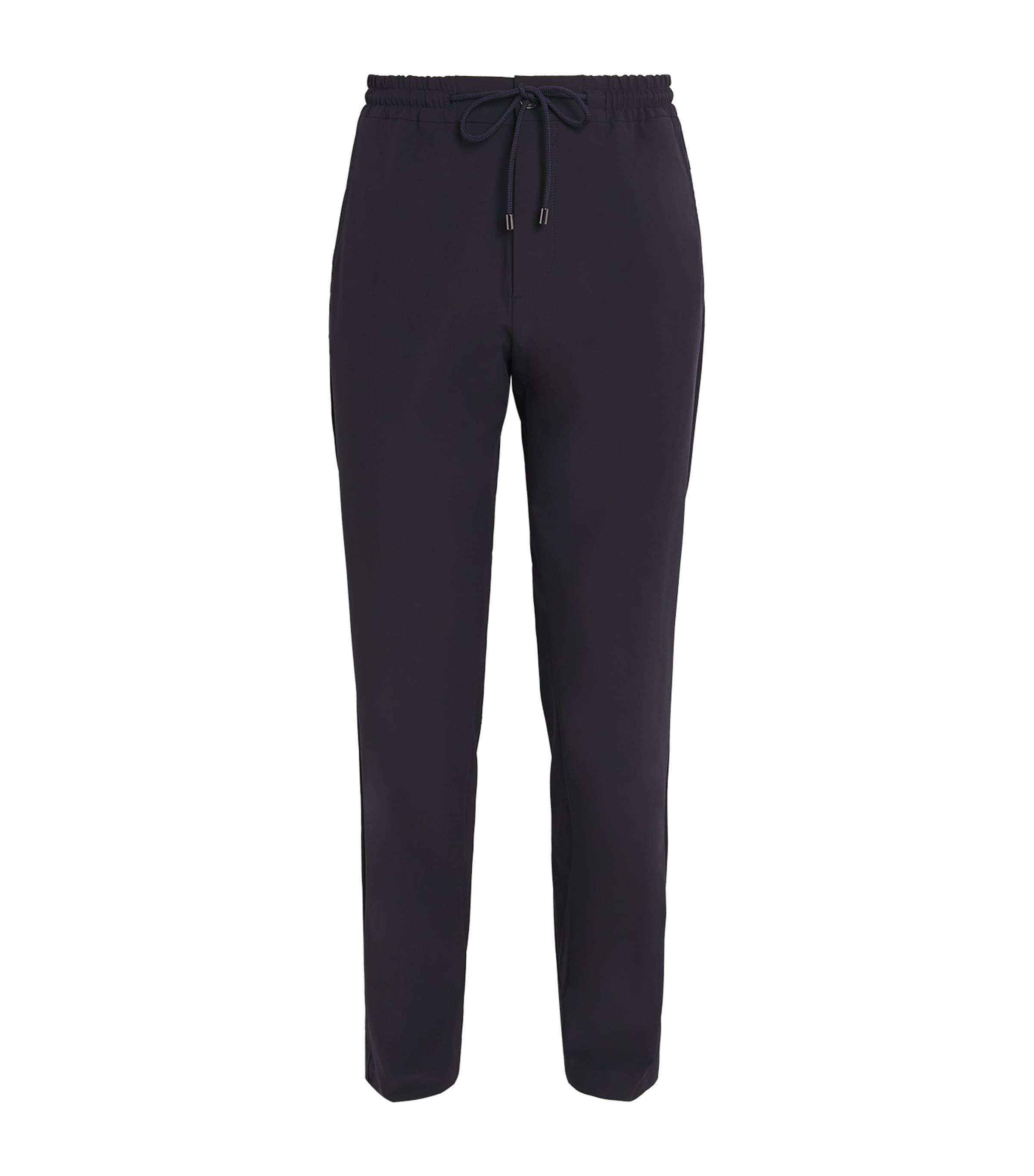 Pal Zileri Stretch-Virgin Wool Drawstring Trousers by PAL ZILERI