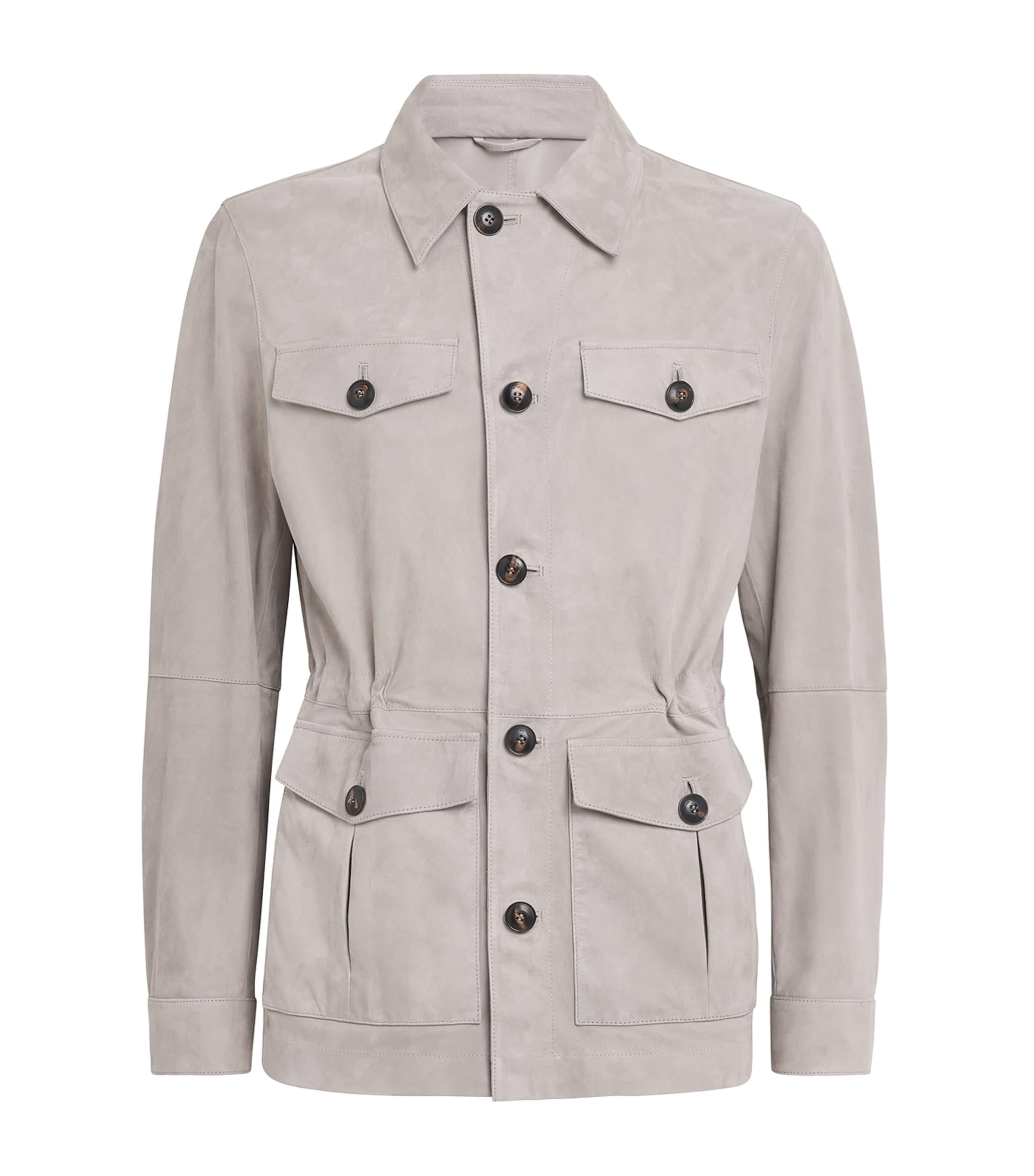 Pal Zileri Suede Field Jacket by PAL ZILERI