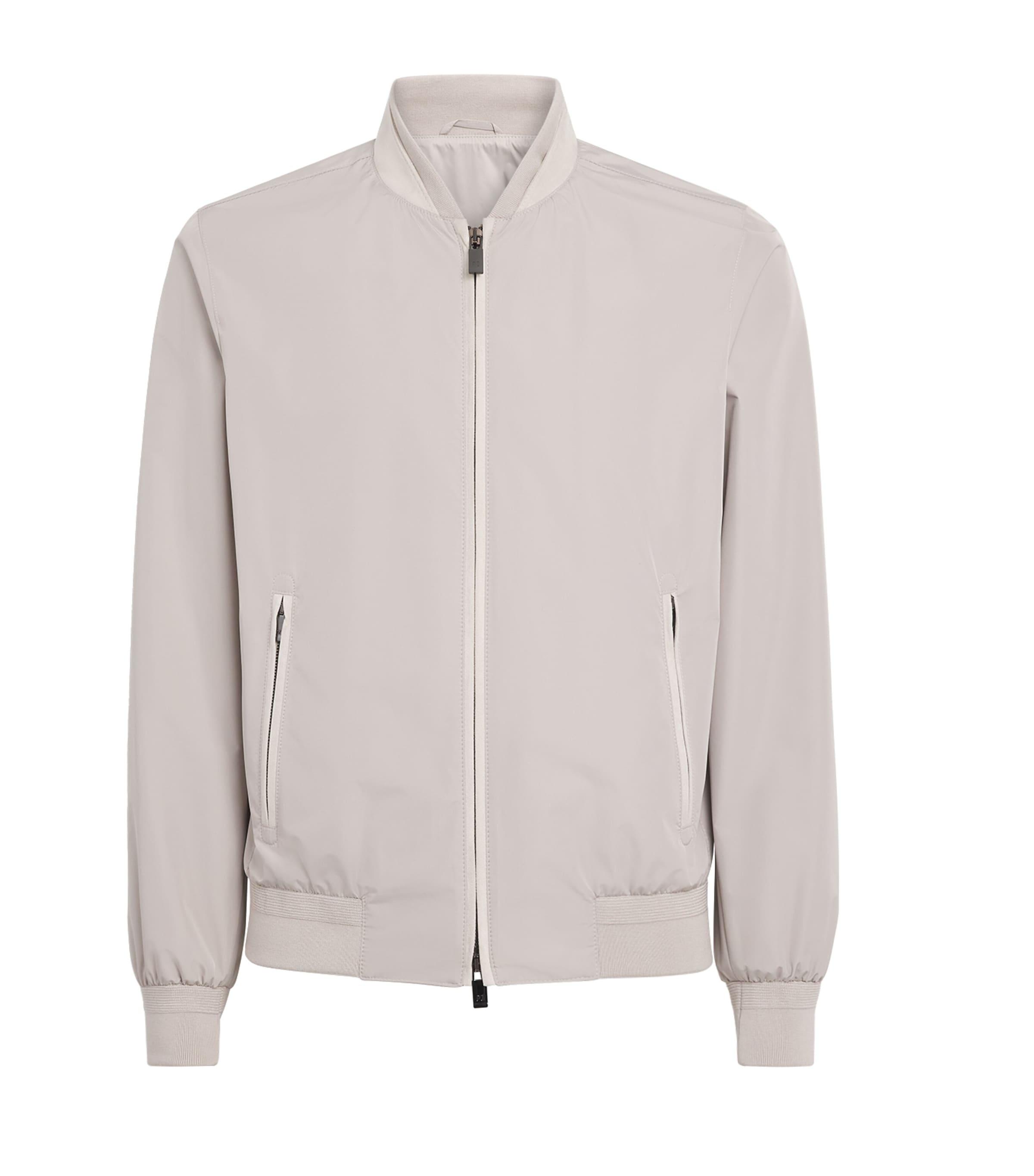 Pal Zileri Zip-Up Bomber Jacket by PAL ZILERI
