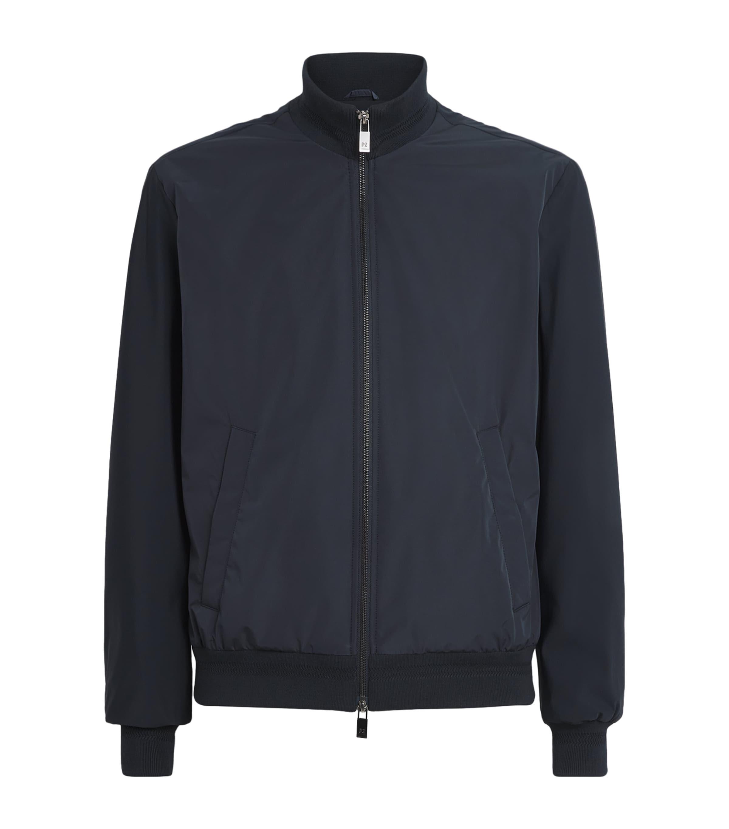 Pal Zileri Zip-Up Bomber Jacket by PAL ZILERI