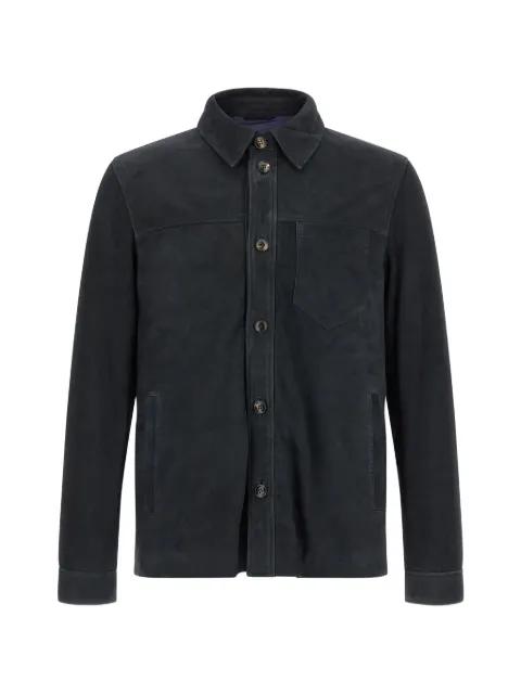 suede shirt jacket by PAL ZILERI