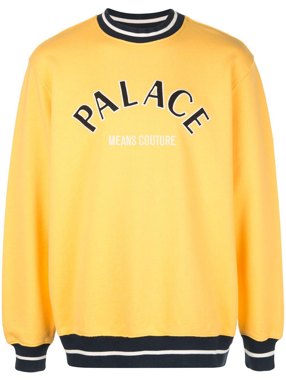 Couture "Yellow" crew neck sweatshirt by PALACE
