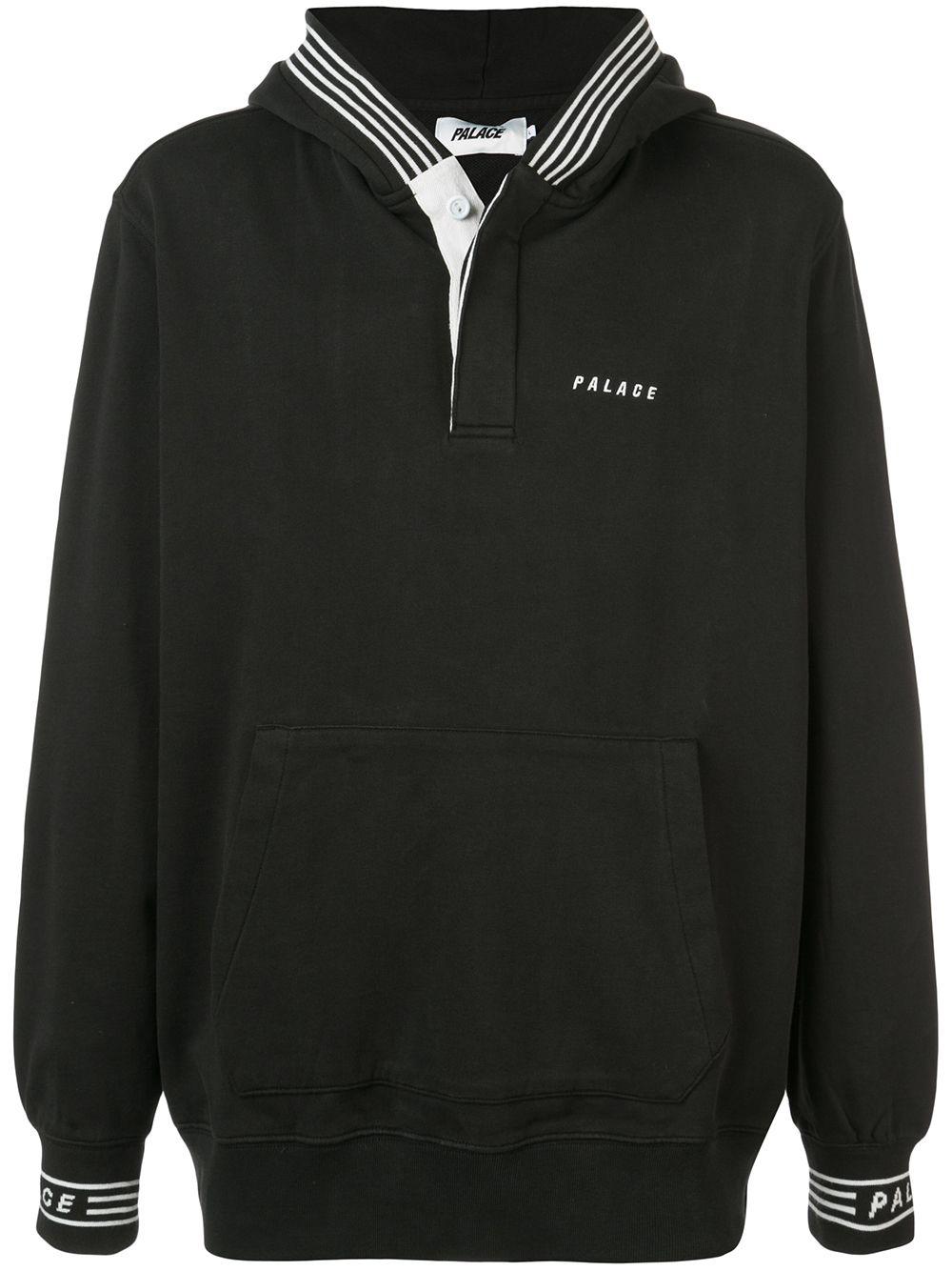 P-Rib stripe-trim hoodie by PALACE
