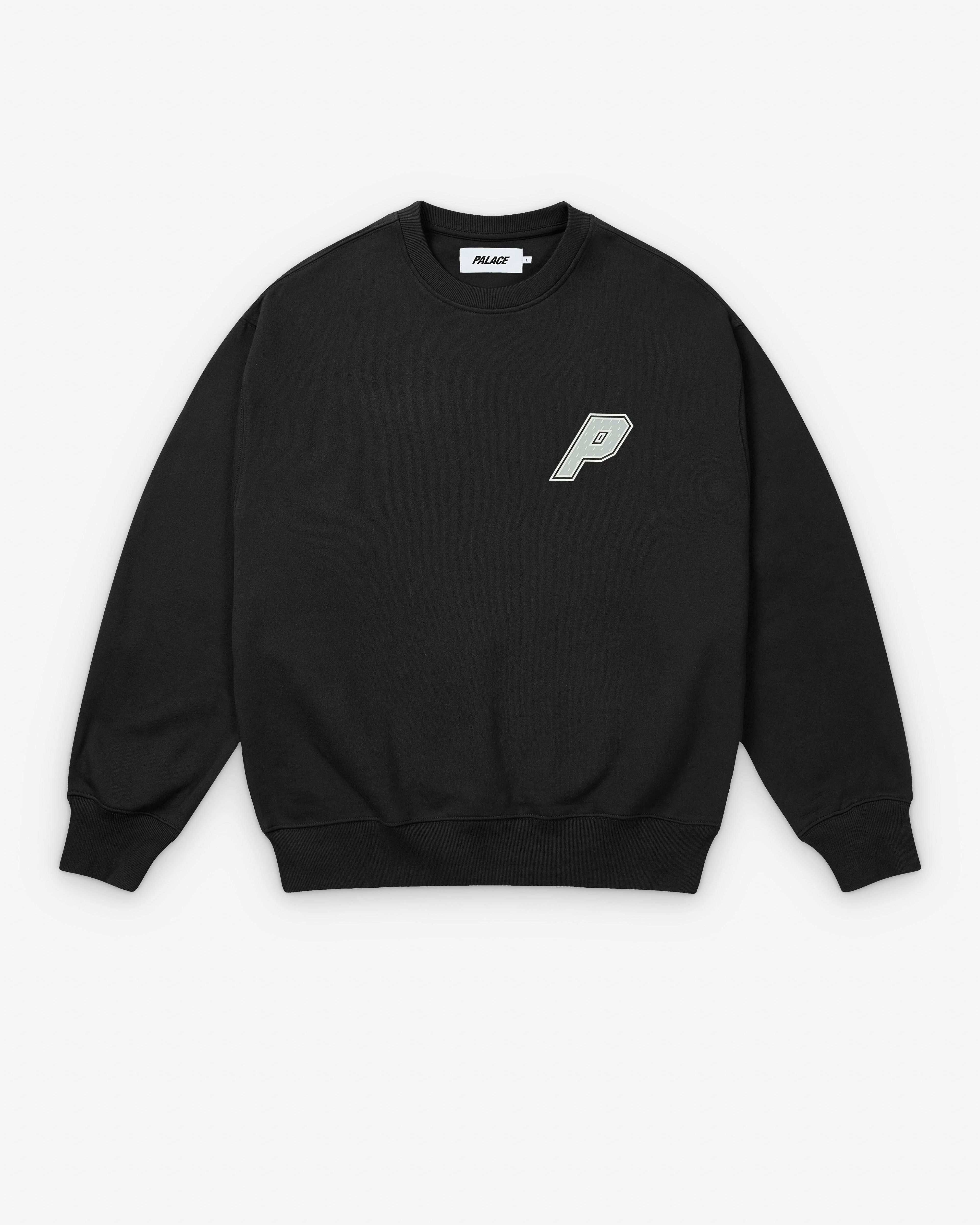 Palace - Collegiate P3 Crew - (Black) by PALACE