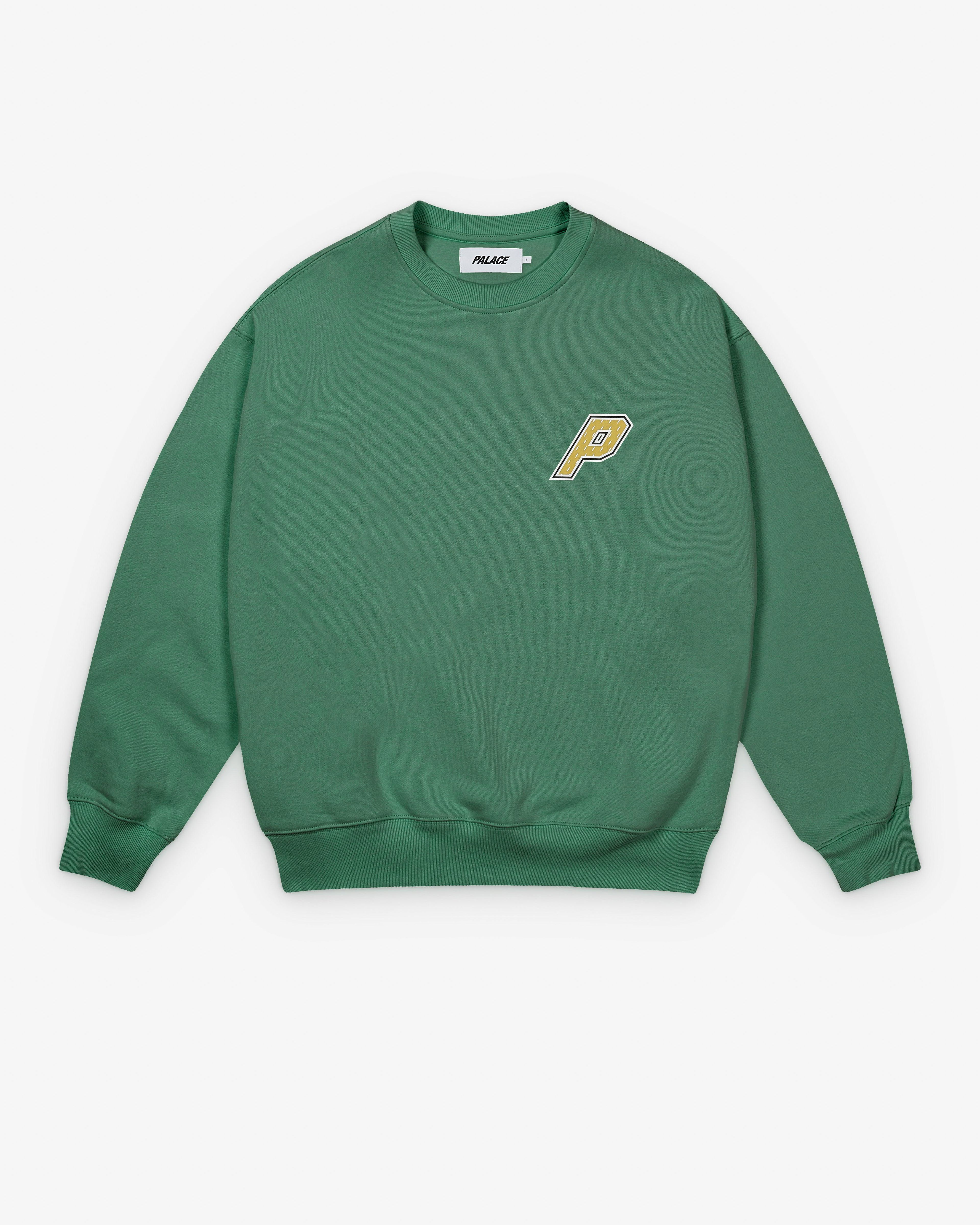 Palace - Collegiate P3 Crew - (Racey Green) by PALACE