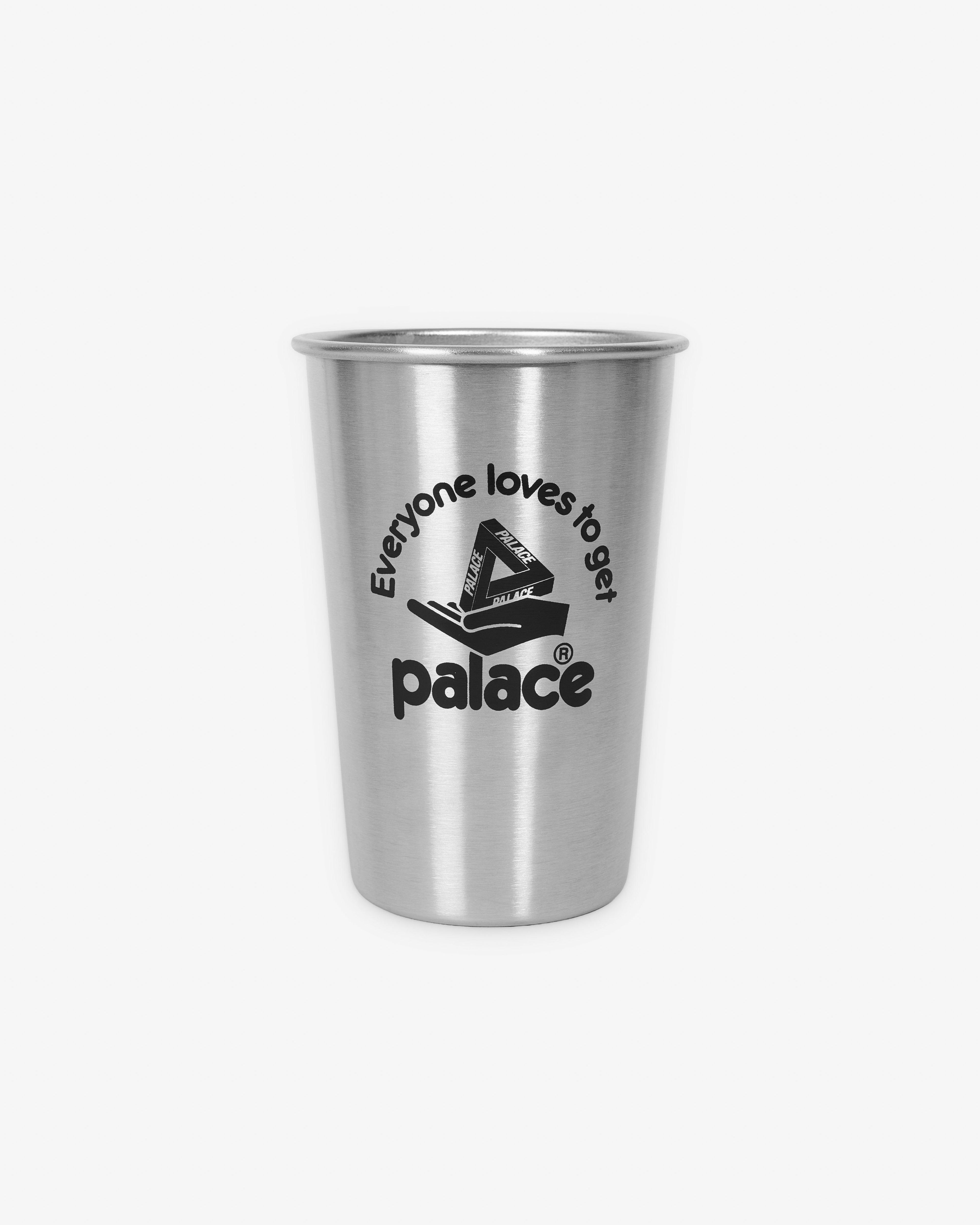 Palace - Hand Out Metal Cup - (Silver) by PALACE