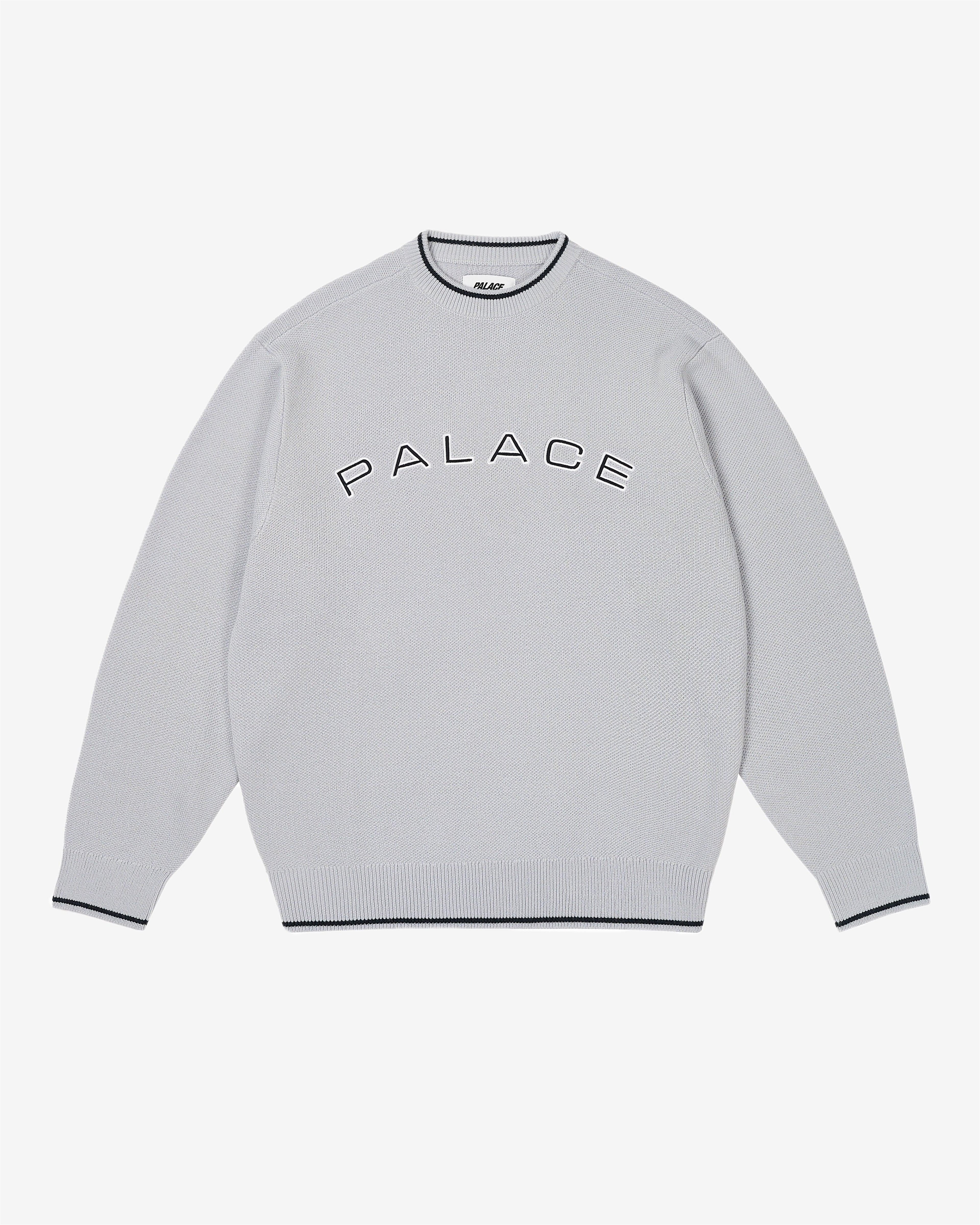 Palace - Men's Arc Knit - (Arctic Grey) by PALACE