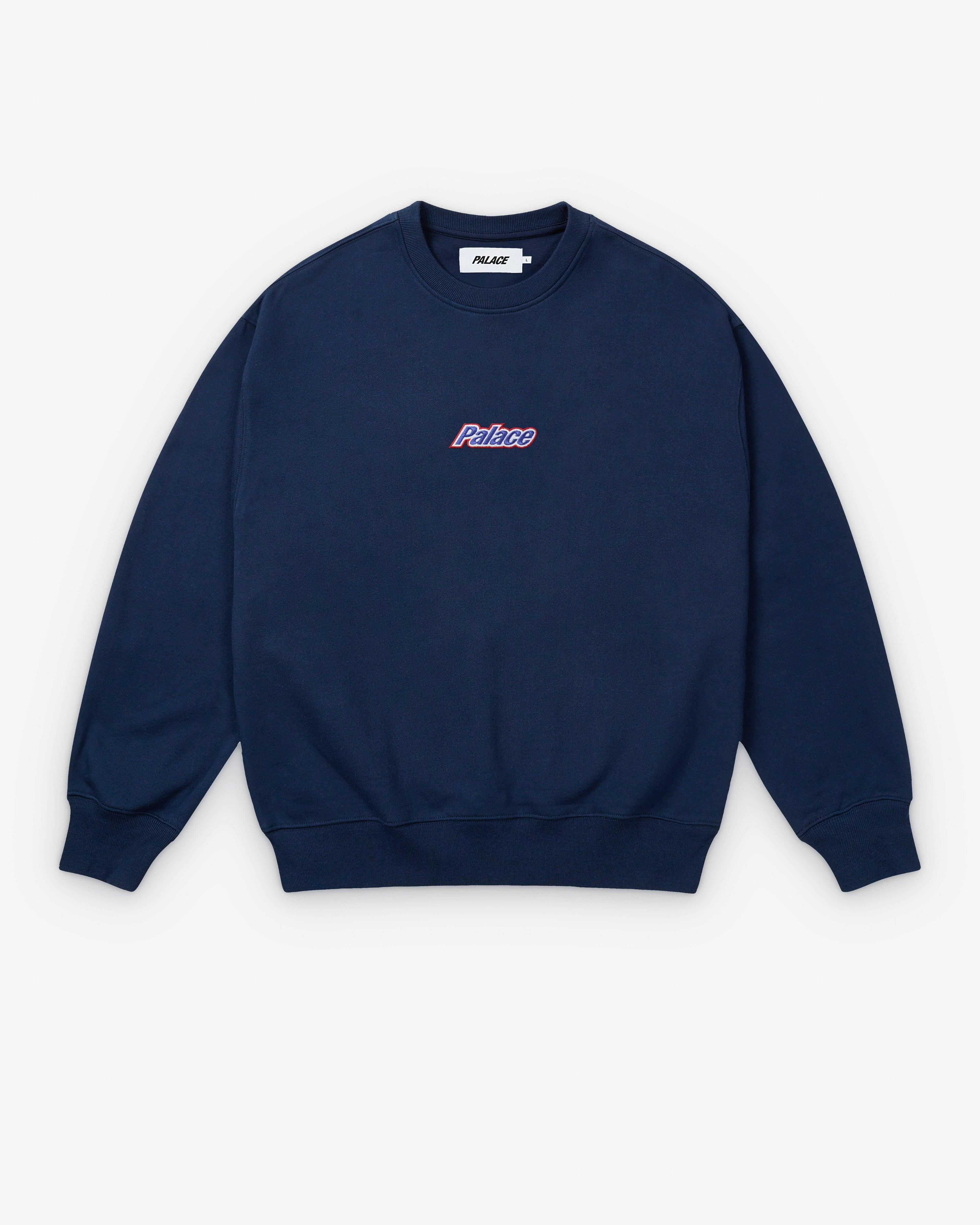 Palace - Men's Current Crew - (Navy) by PALACE