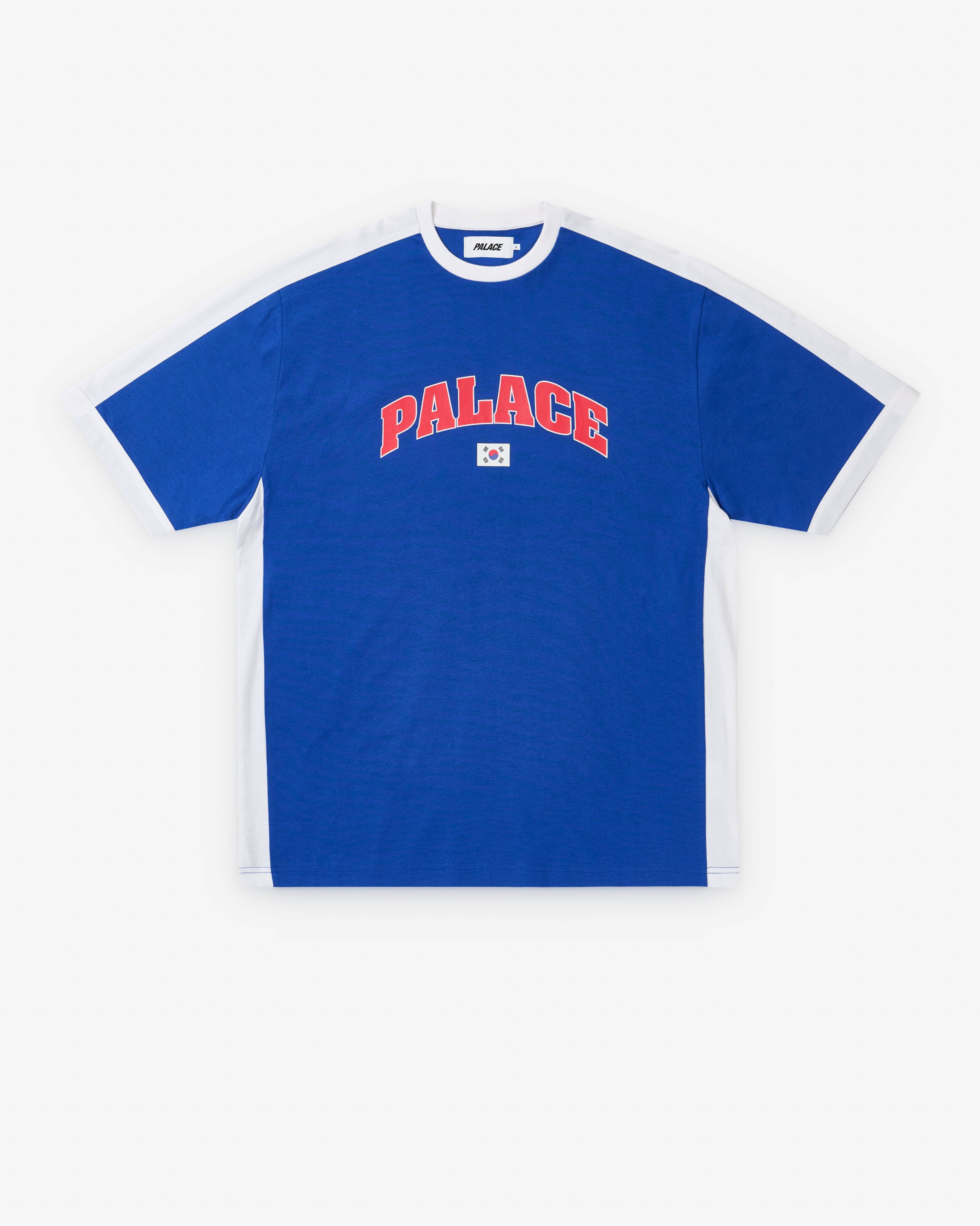 Palace - Men's Flag T-Shirt - (Deep Sea Blue) by PALACE