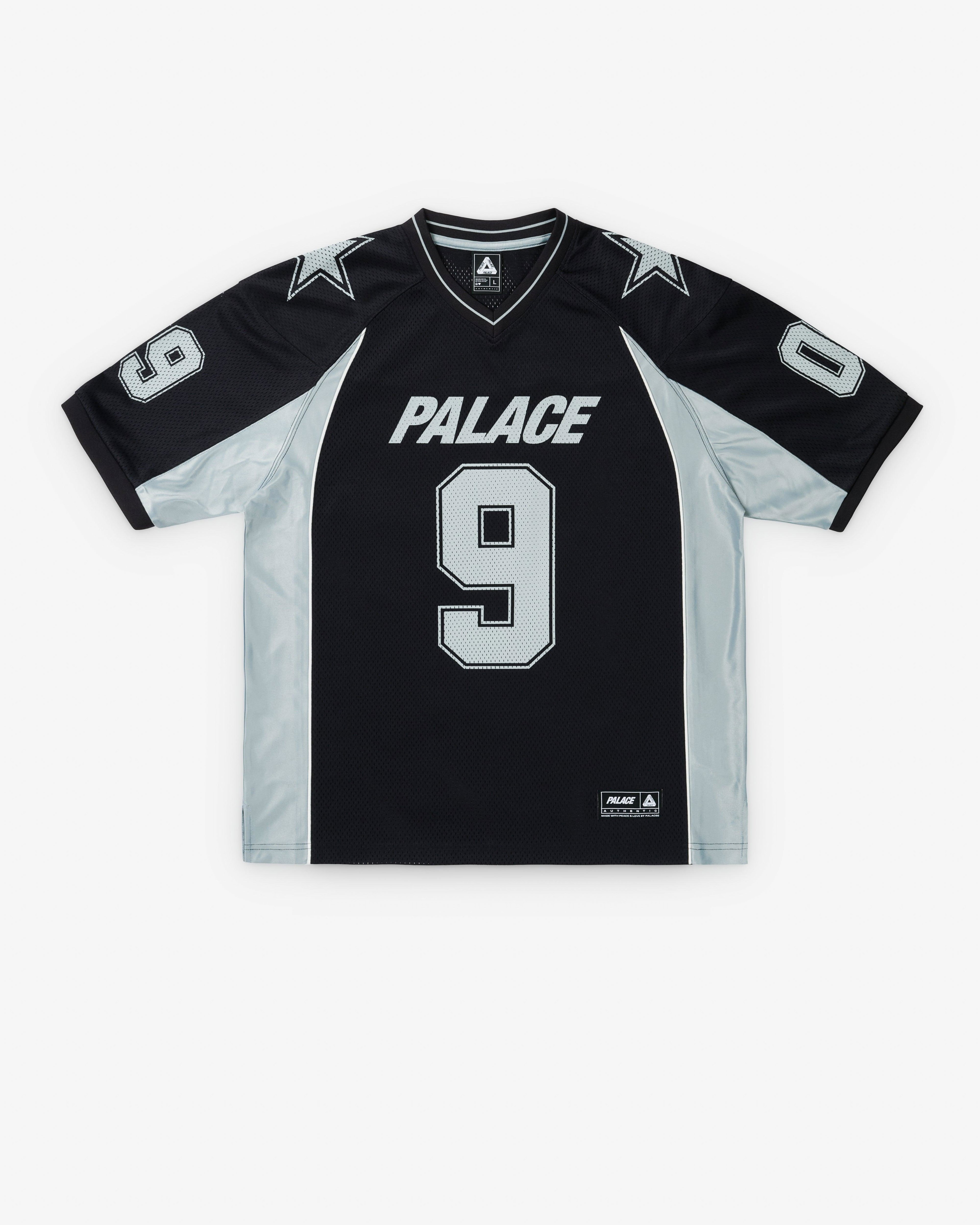 Palace - Men's Nein Mesh Jersey - (Black) by PALACE