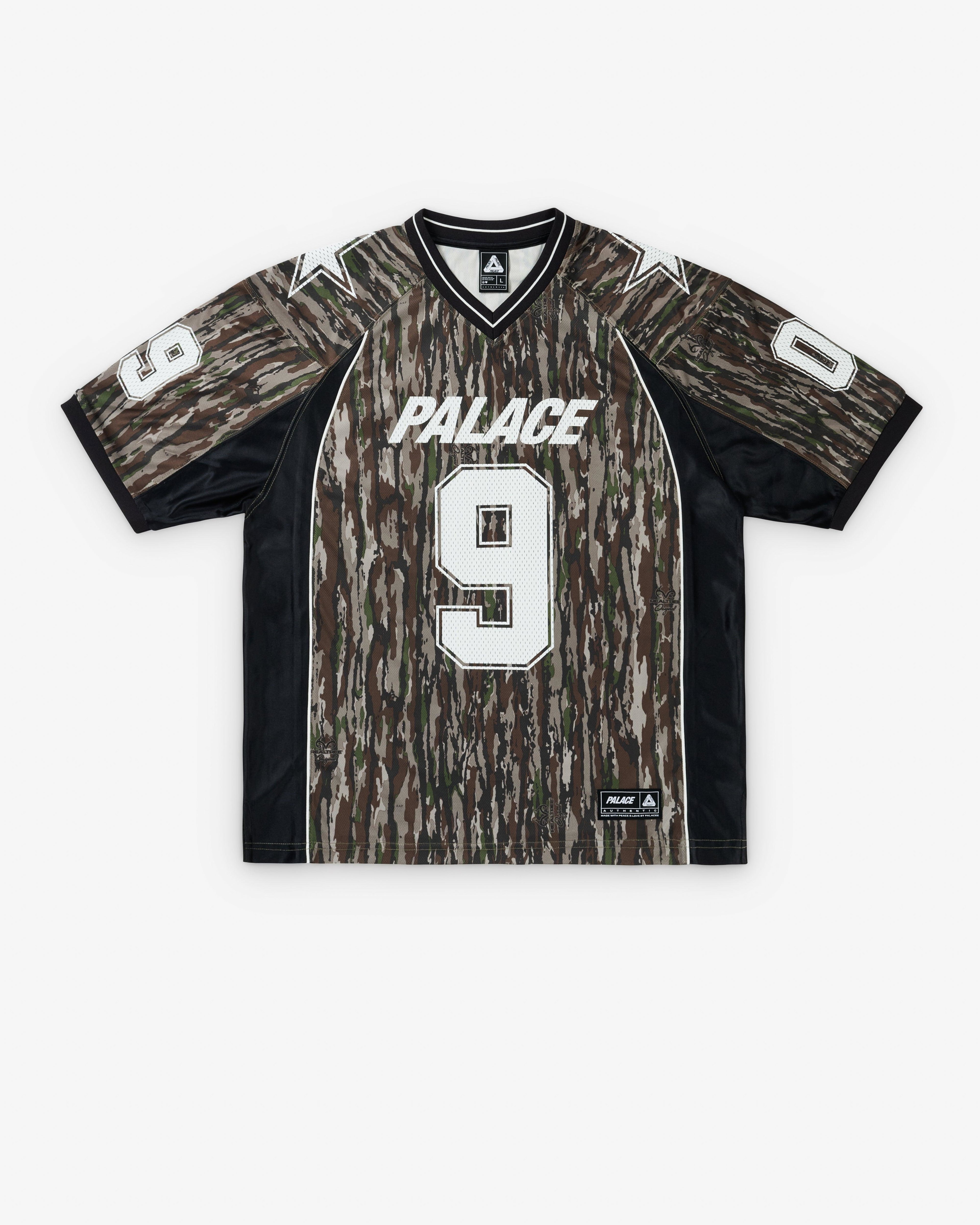 Palace - Men's Nein Mesh Jersey - (Real Tree) by PALACE