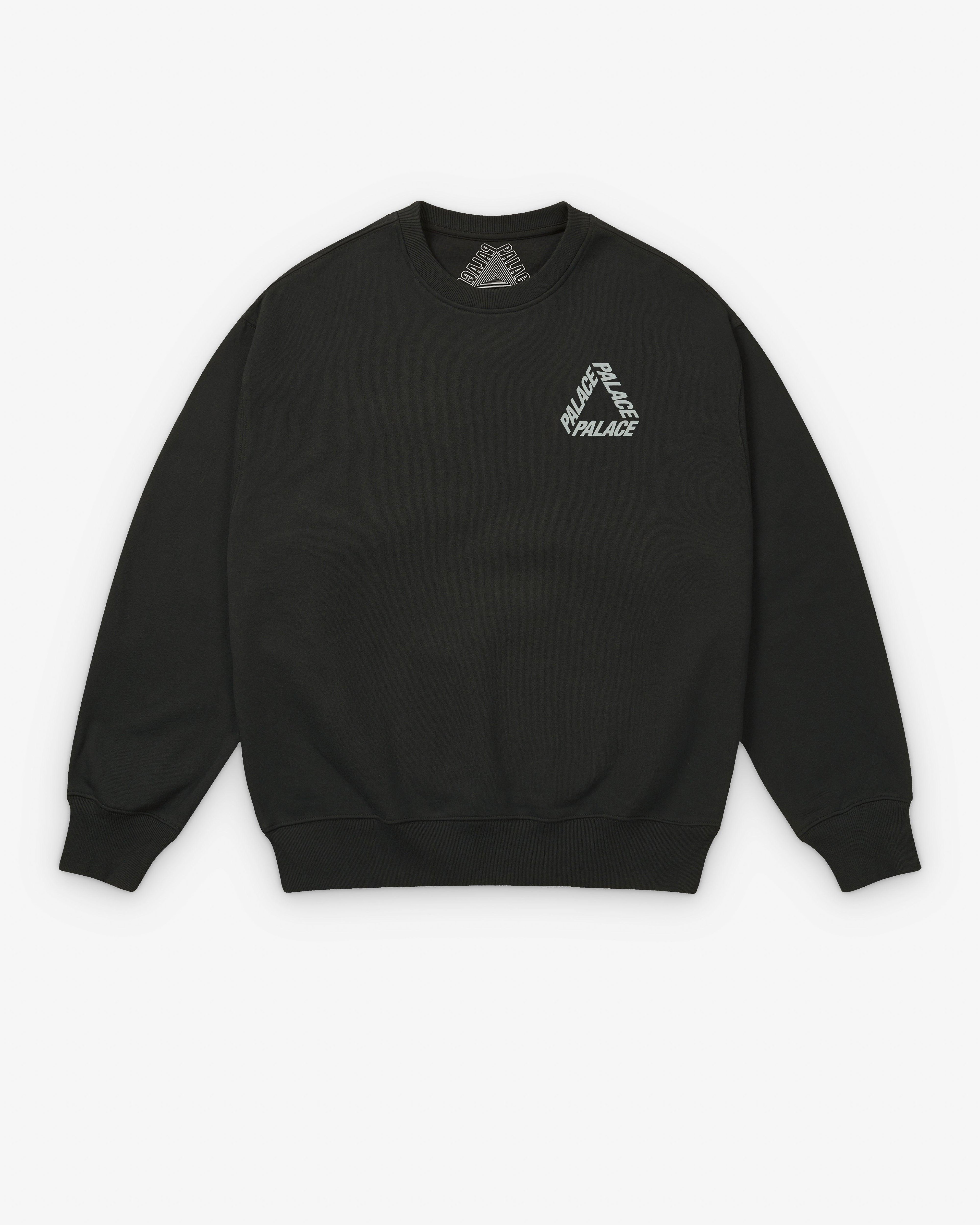 Palace - Men's OG P3 Crew - (Black) by PALACE