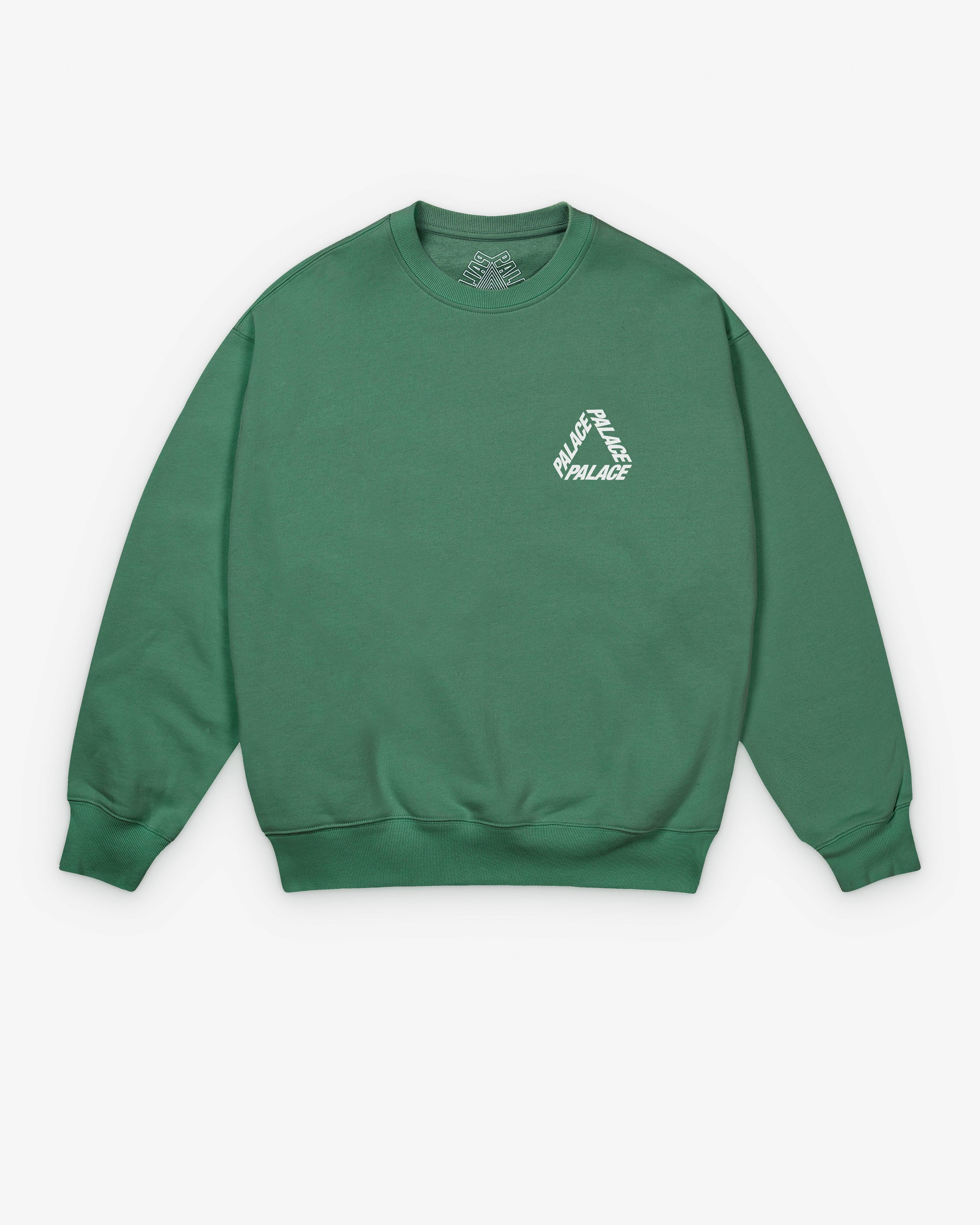 Palace - Men's OG P3 Crew - (Racey Green) by PALACE Palace - Men's OG P3 Crew - (Racey Green) by PALACE