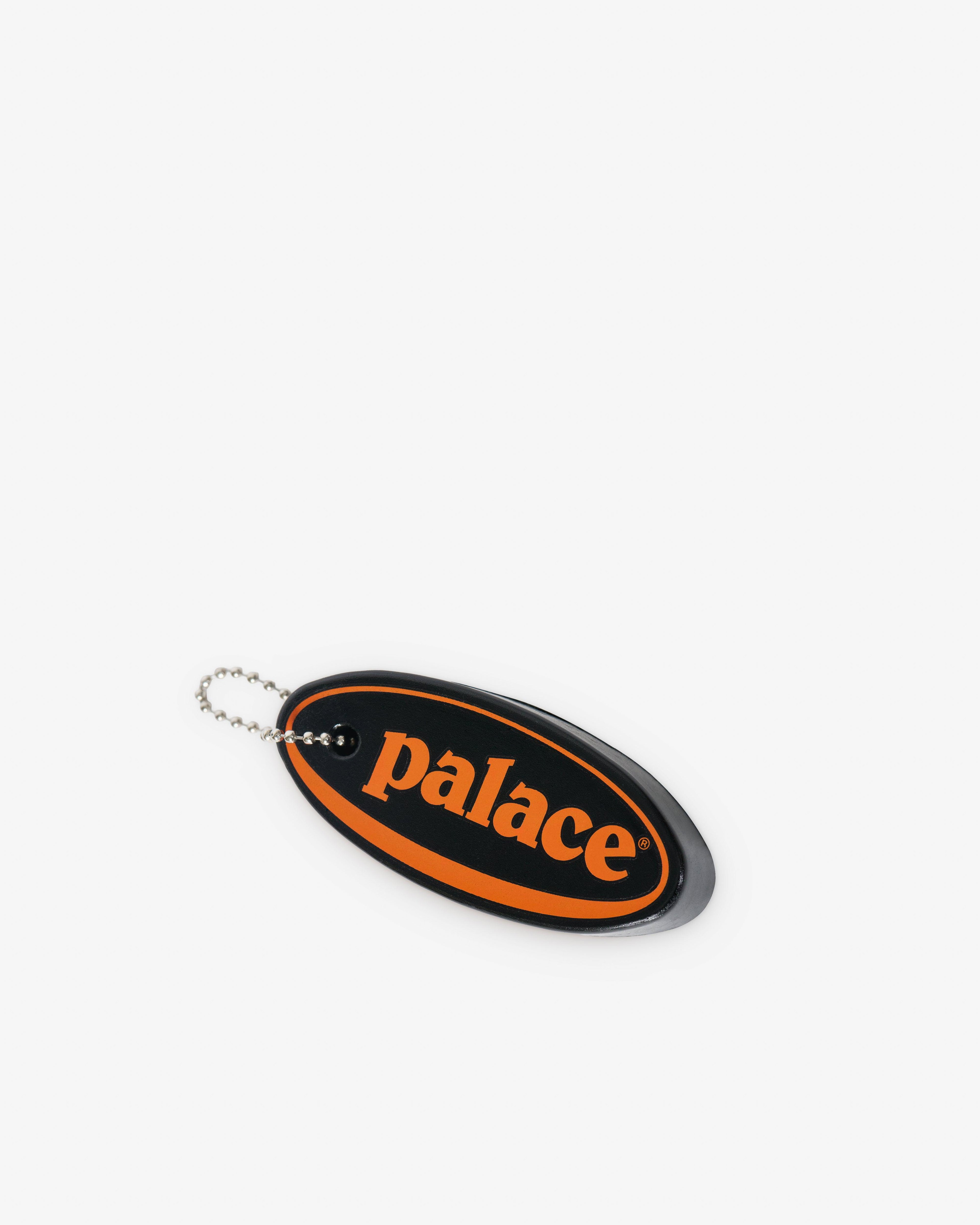 Palace - Men's Palace Oval Float Keyring - (Black) by PALACE