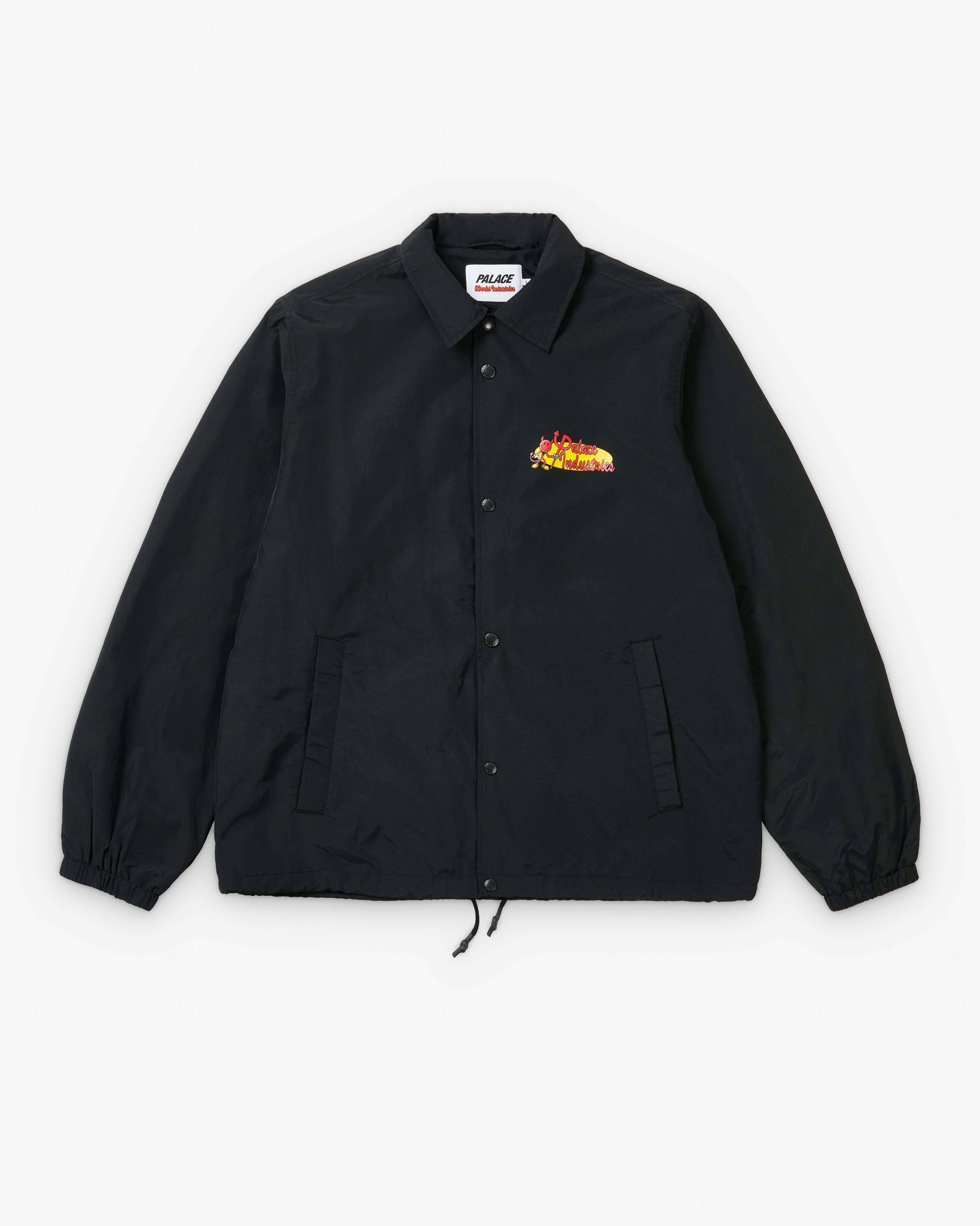 Palace - Men's Palace World Industries Coach Jacket - (Black) by PALACE