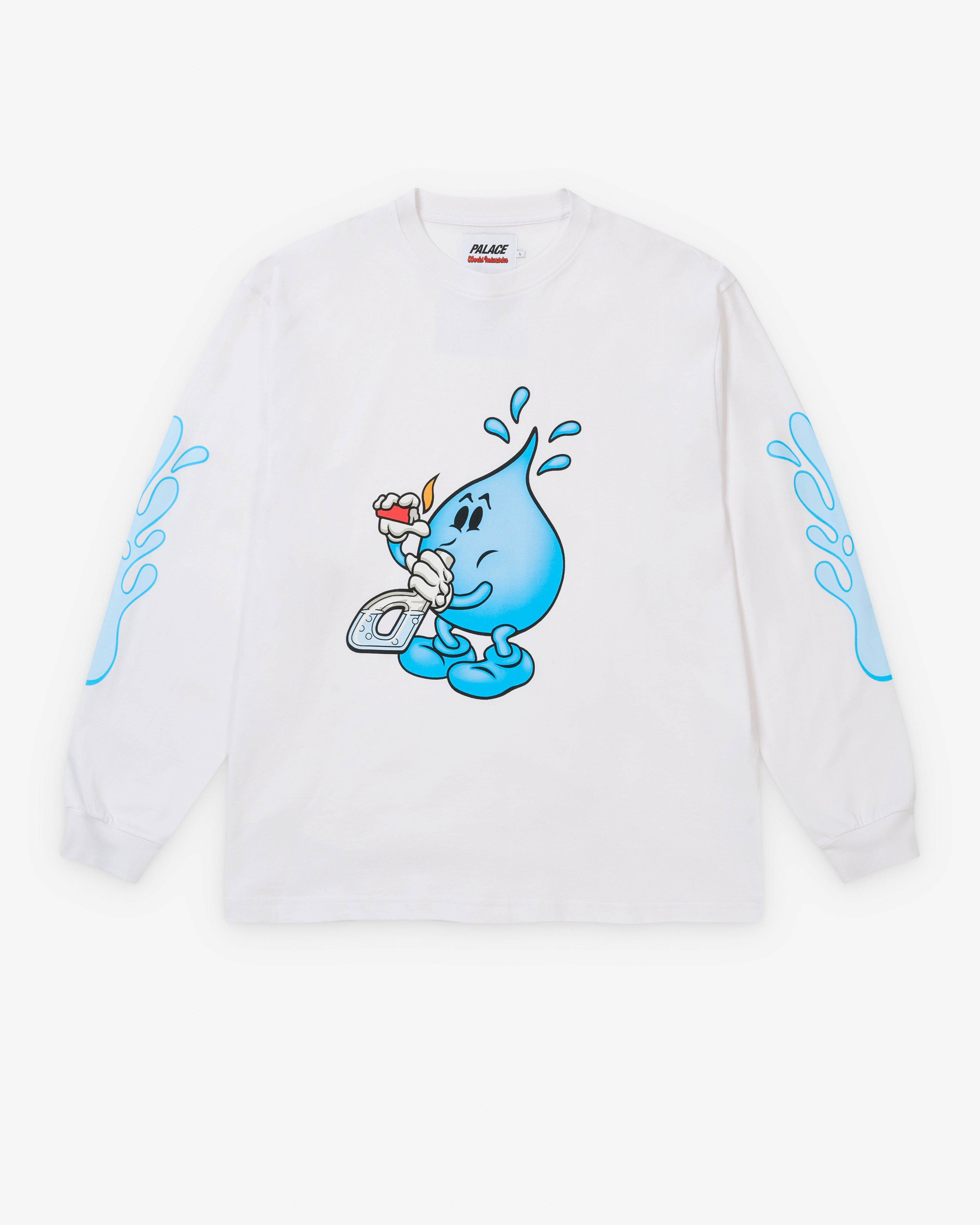 Palace - Men's Palace World Industries Long Sleeve - (White) by PALACE