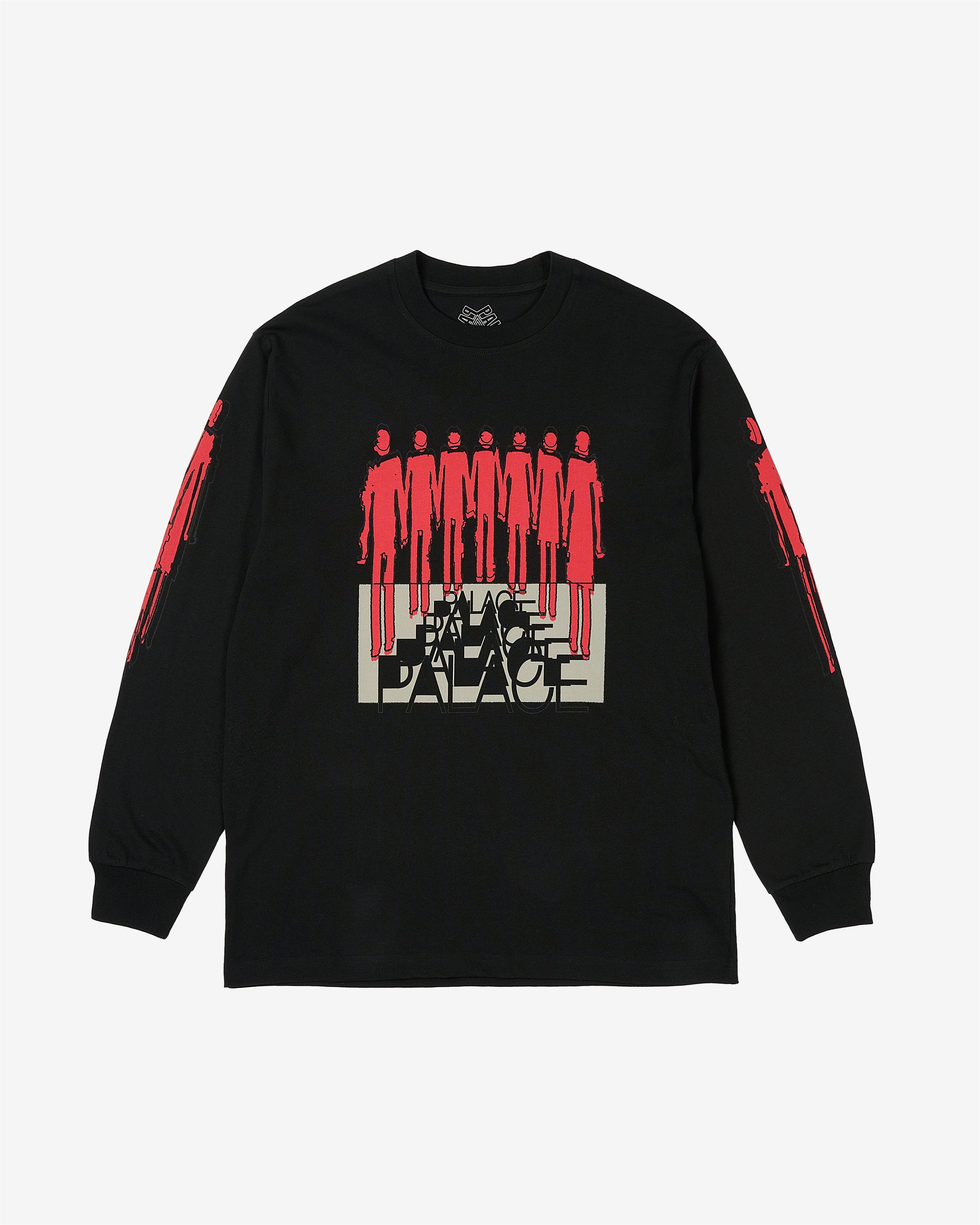 Palace - Men's Repeater Longsleeve - (Black) by PALACE