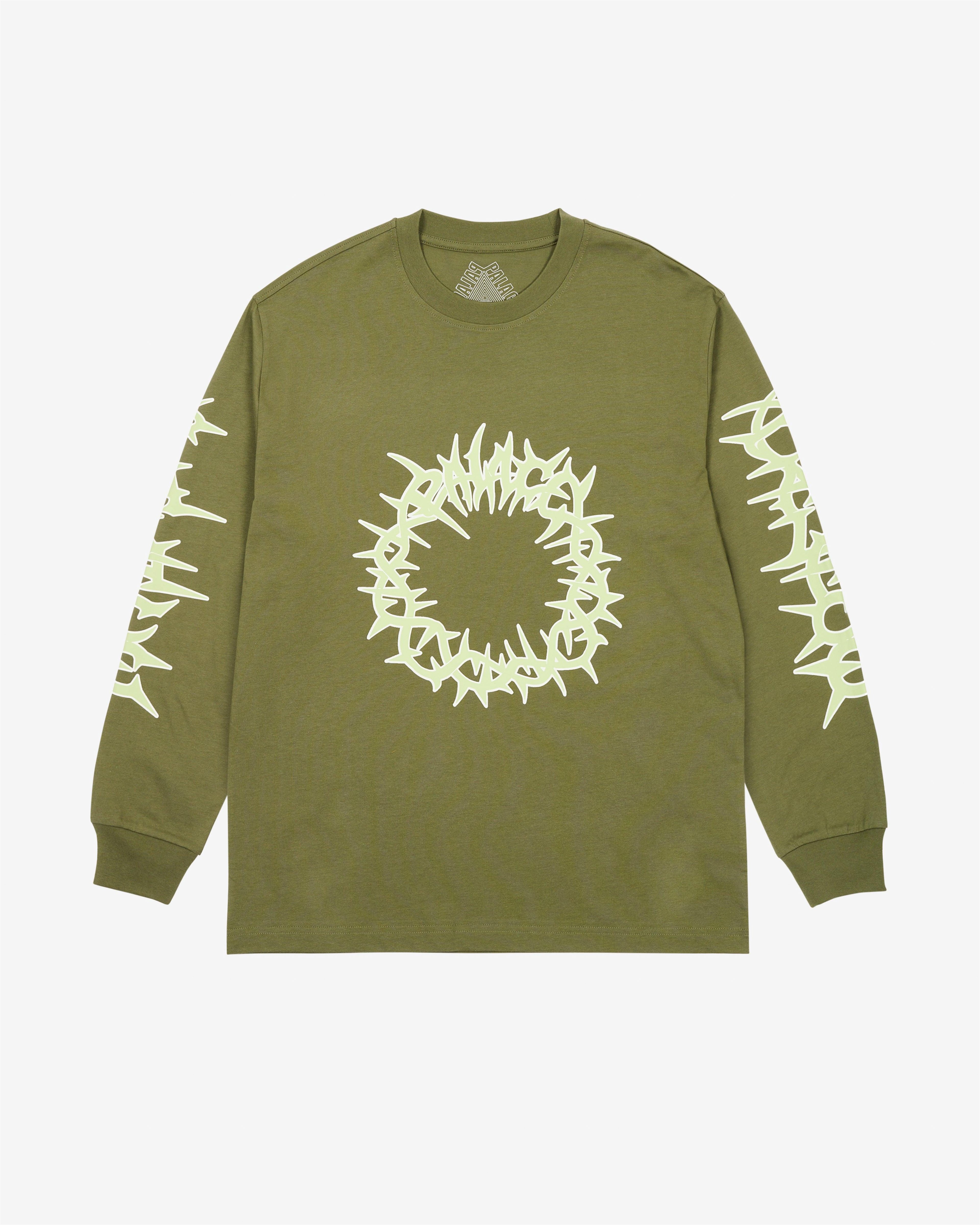 Palace - Men's Spiked Longsleeve - (The Deep Green) by PALACE