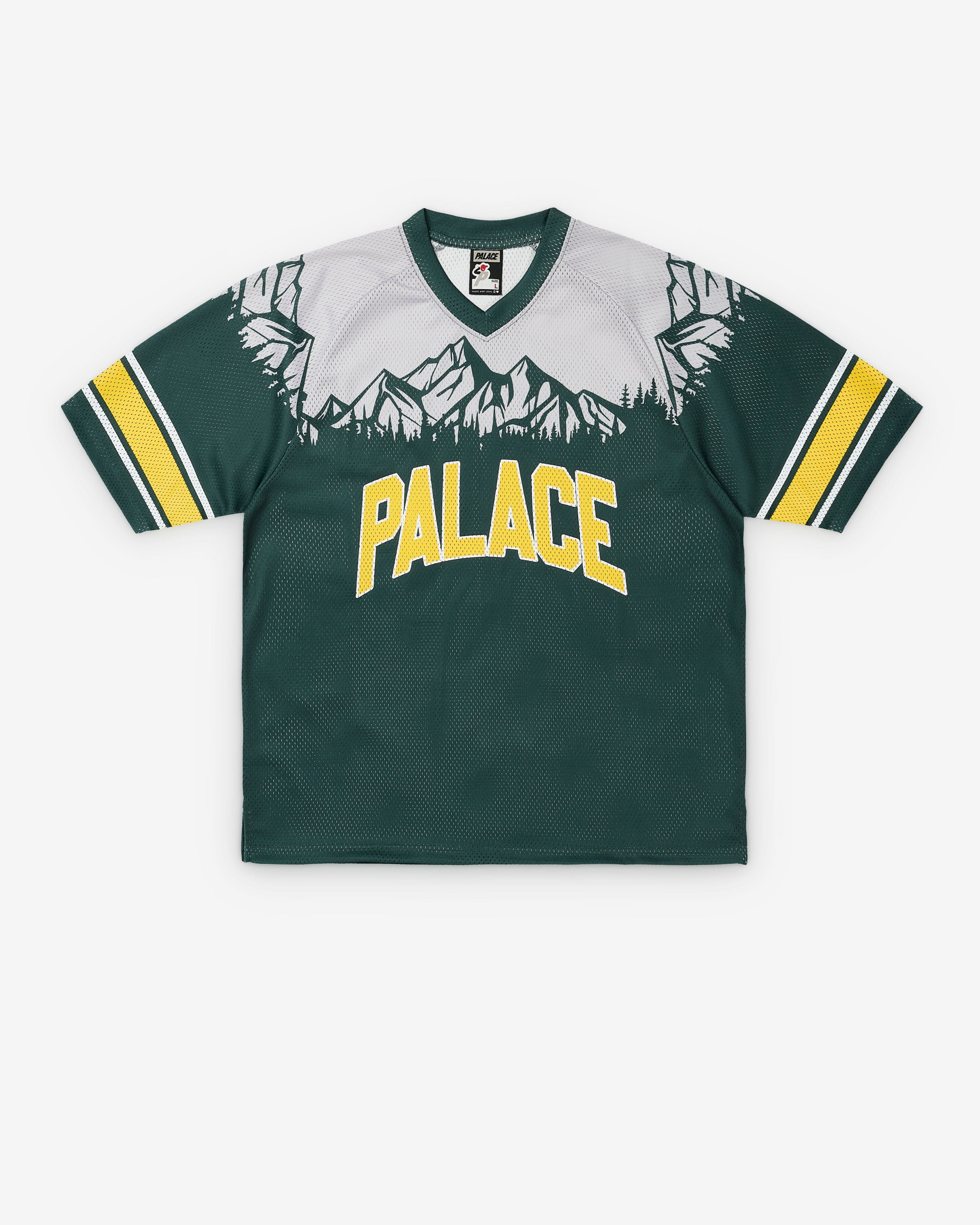 Palace - Peaker Mesh Jersey - (Racey Green) by PALACE