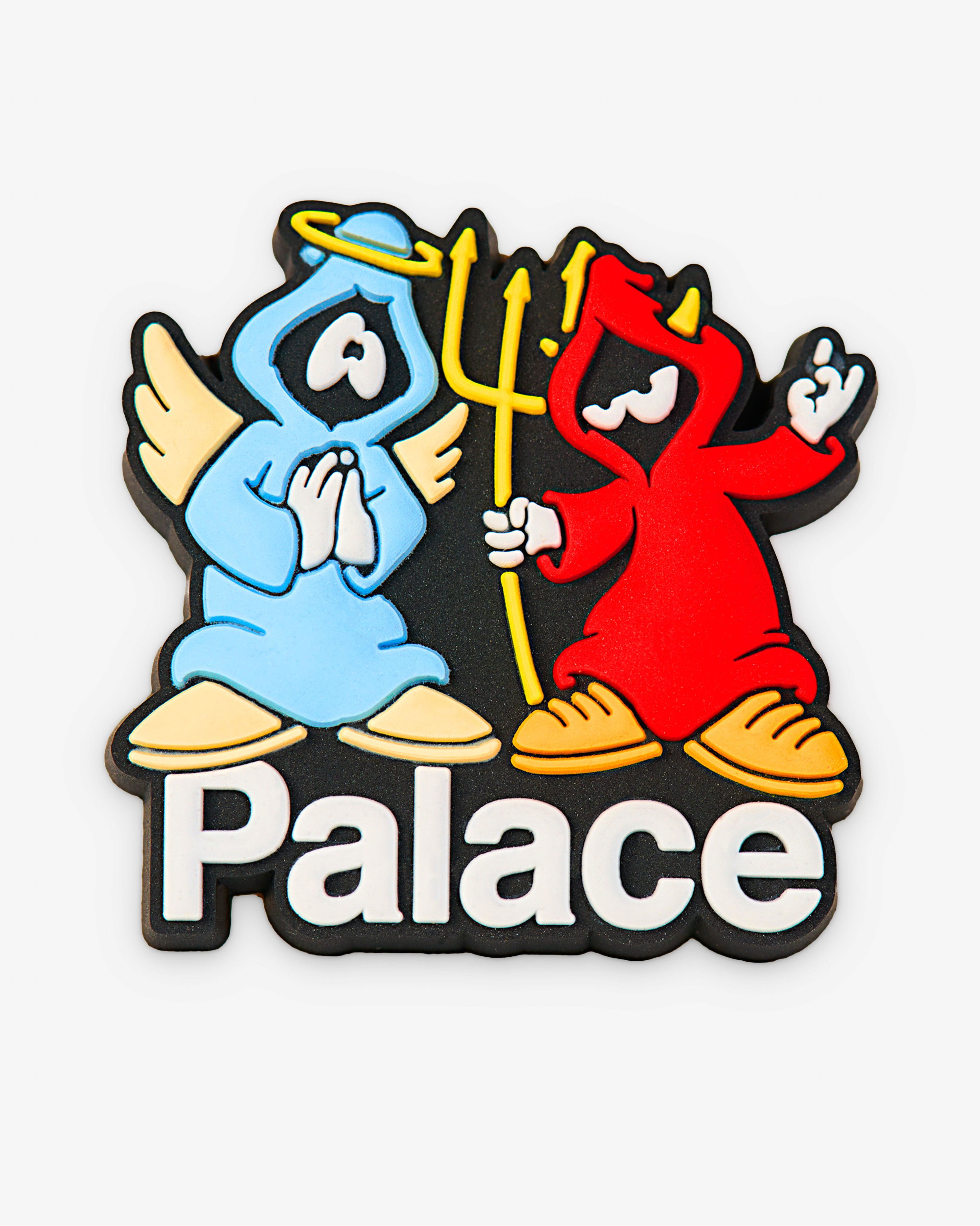 Palace - Right And Wrong Pin Badge - (Multi) by PALACE