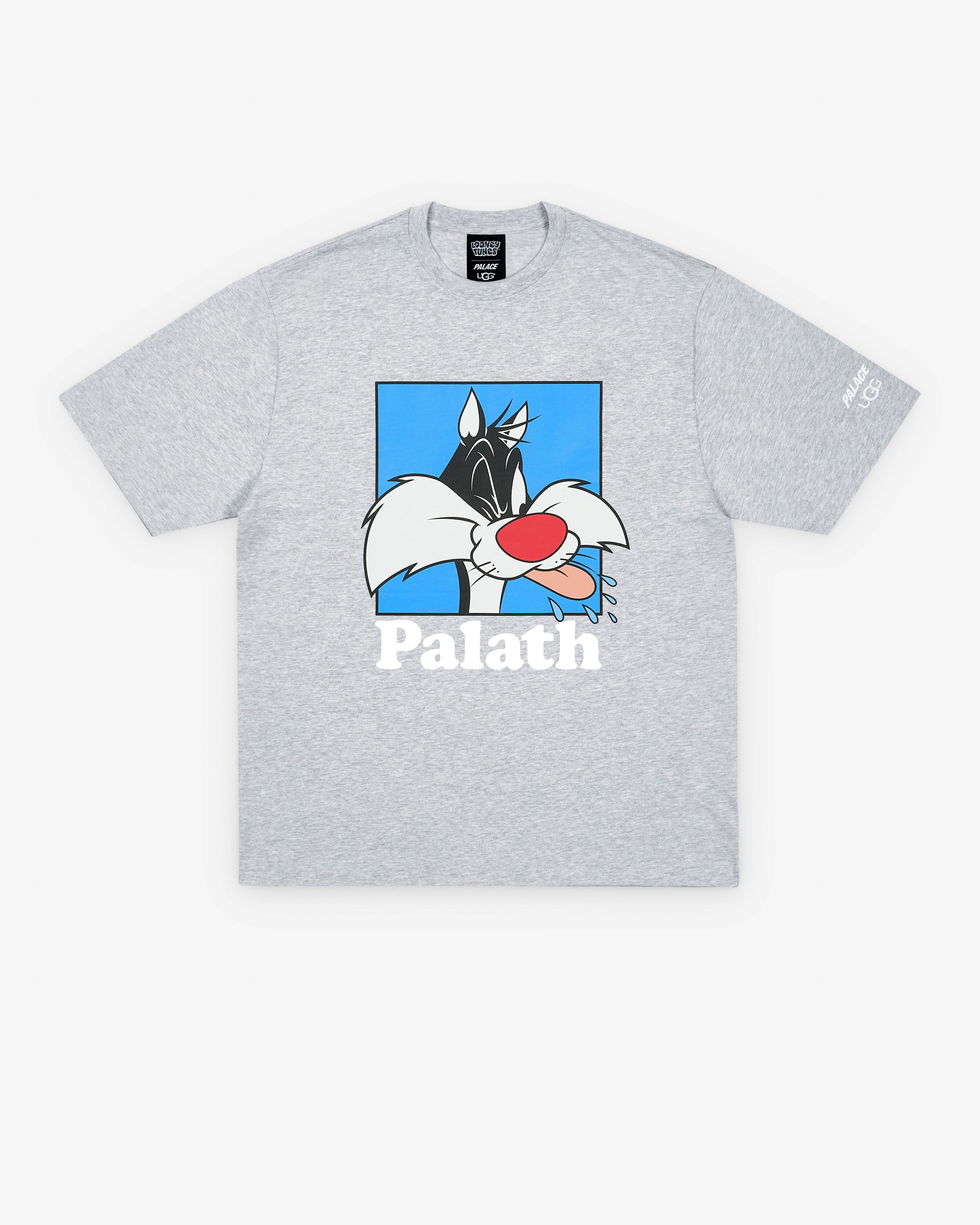 Palace - Ugg Looney Tunes T-Shirt - (Grey Marl) by PALACE