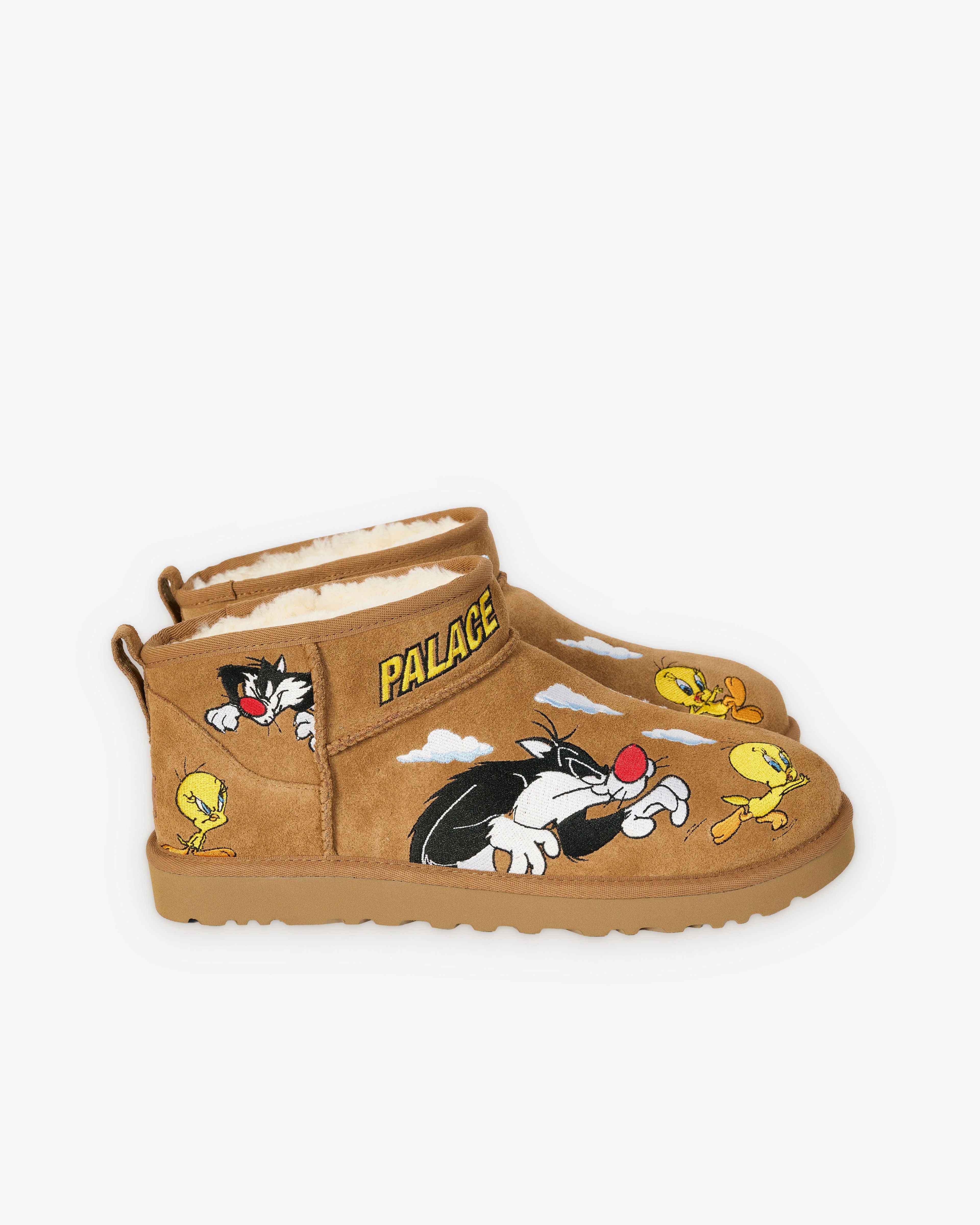 Palace - Ugg Looney Tunes Ultra Mini Boot - (Chestnut) by PALACE