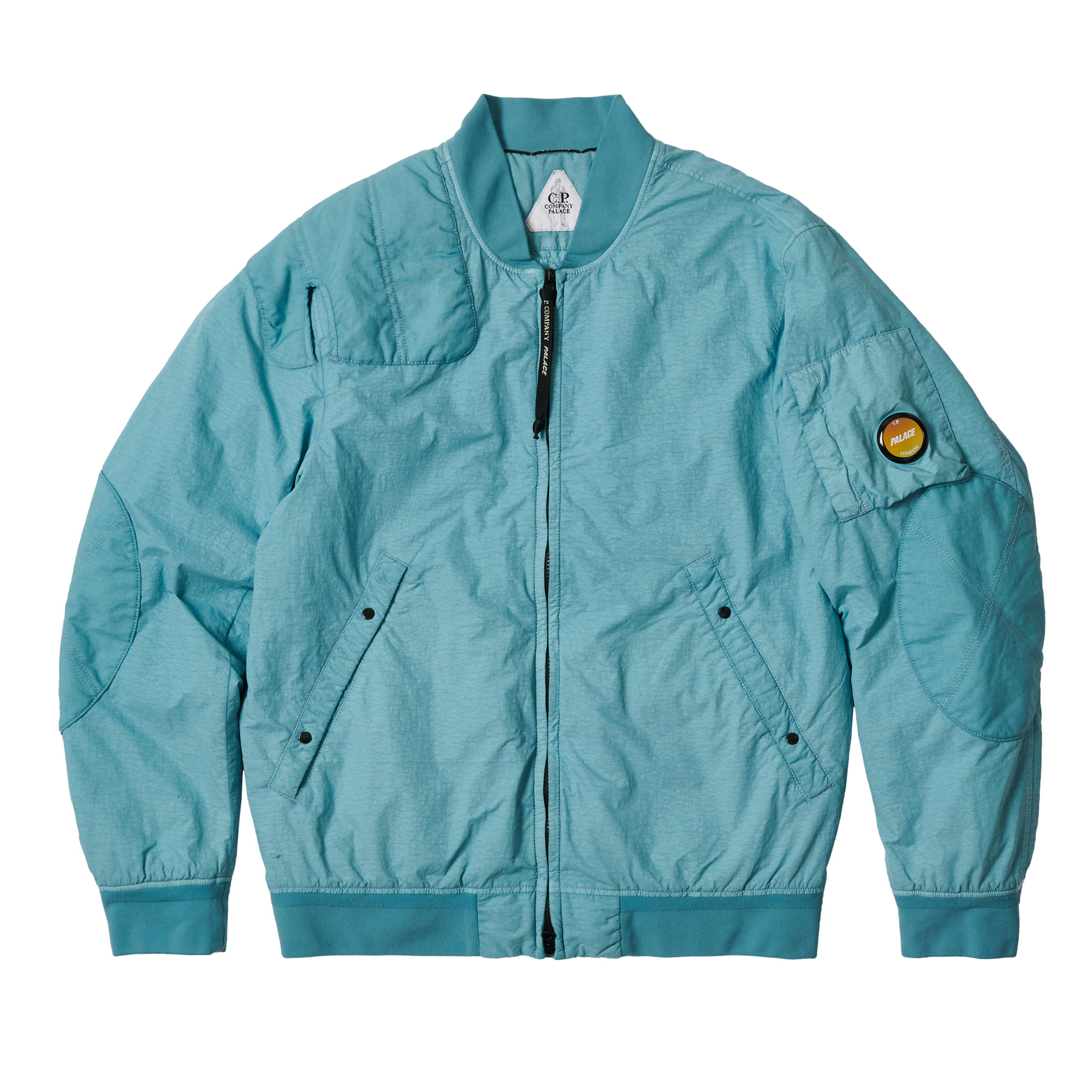 Palace x C.P. Company Bomber Jacket (Blue) by PALACE | jellibeans 