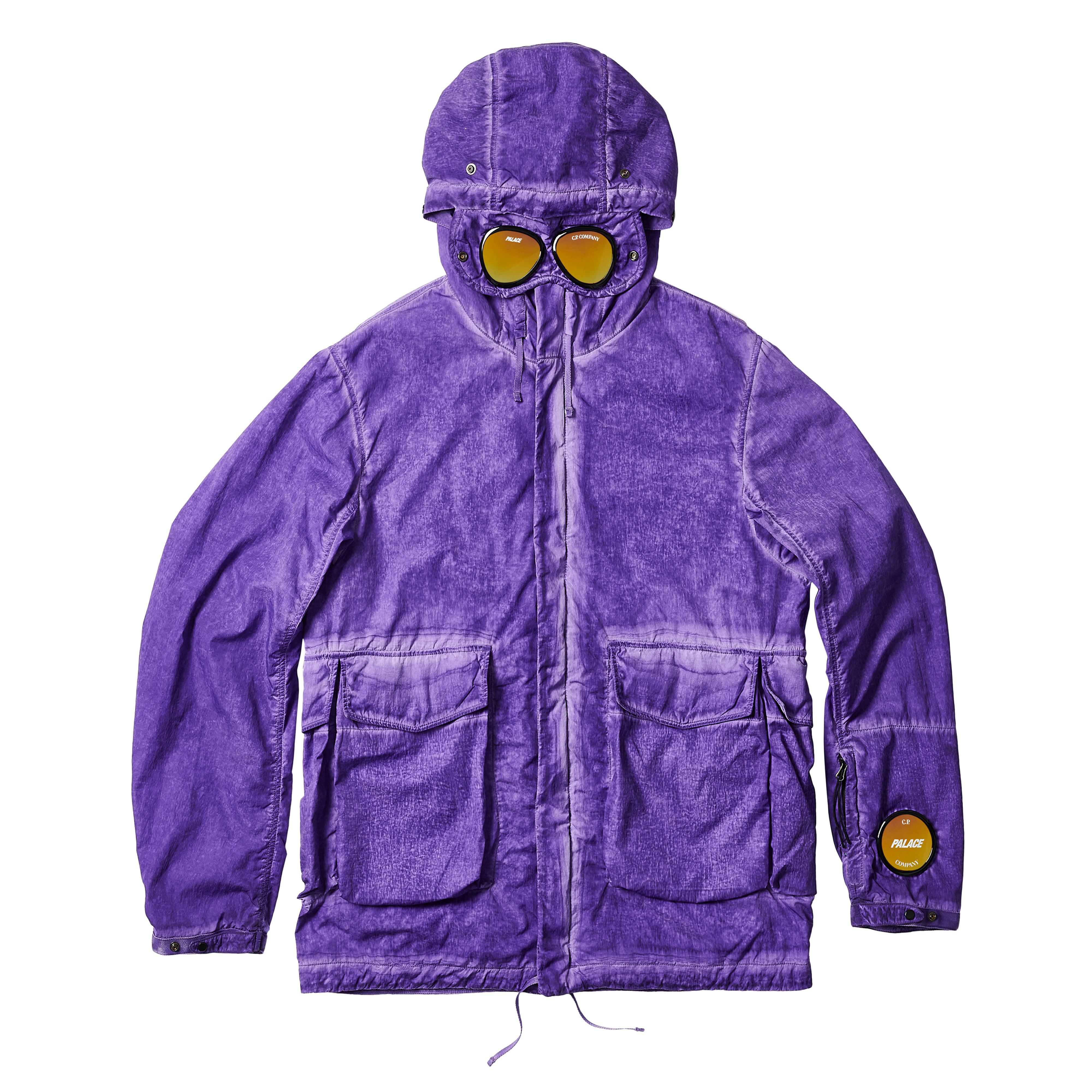 Palace x C.P. Company Shell Goggle Jacket (Purple) by PALACE