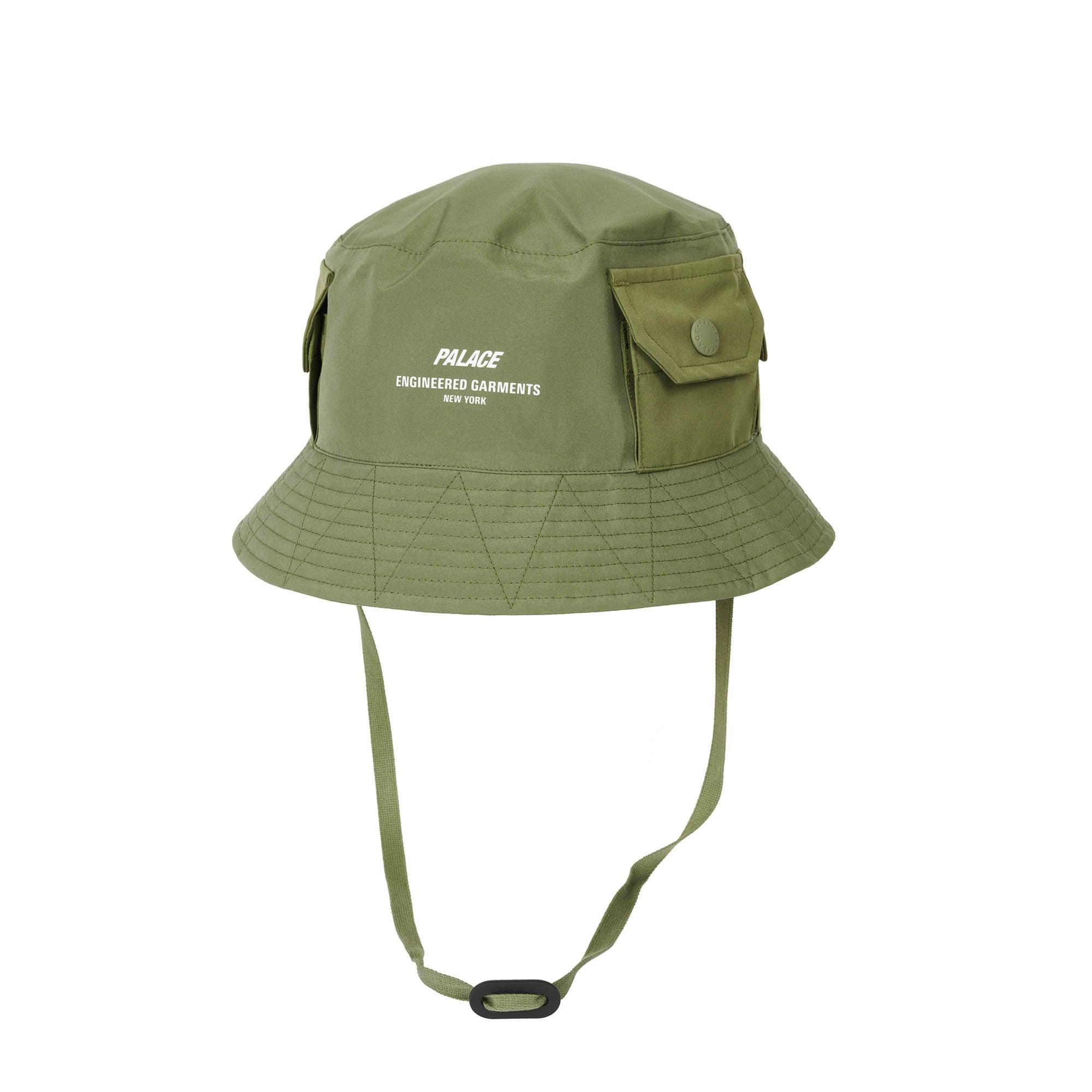 Palace x Engineered Garments Explorer Bucket Hat (Olive) by