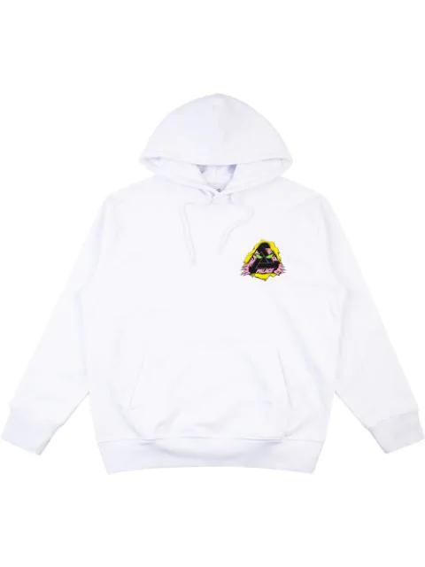 Tri-Ripper "White" drawstring hood by PALACE
