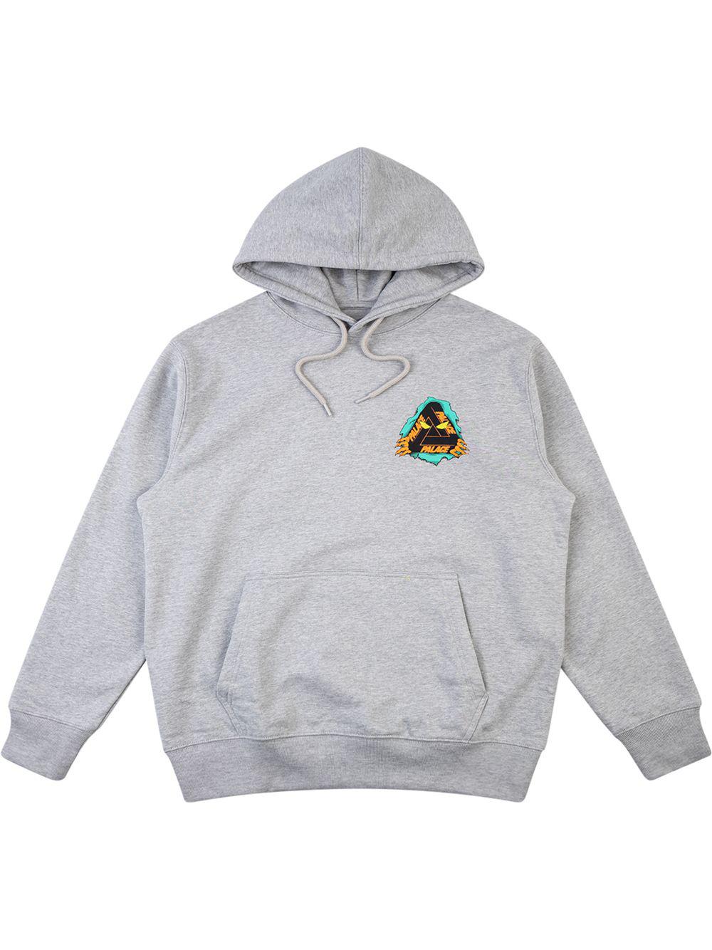 Tri-Ripper logo-print hoodie by PALACE