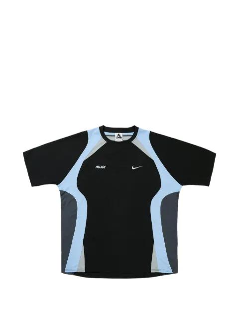 x Nike panelled logo-print T-shirt by PALACE