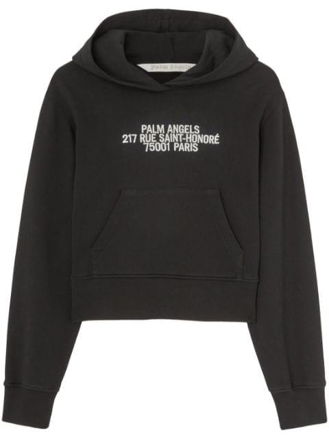 75001 cotton hoodie by PALM ANGELS