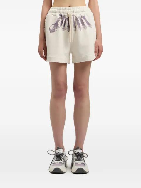 Big waist logo track shorts by PALM ANGELS