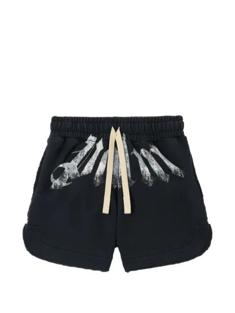 Big waist logo track shorts by PALM ANGELS