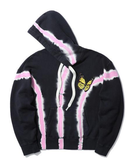 Butterfly tie-dye hoodie by PALM ANGELS
