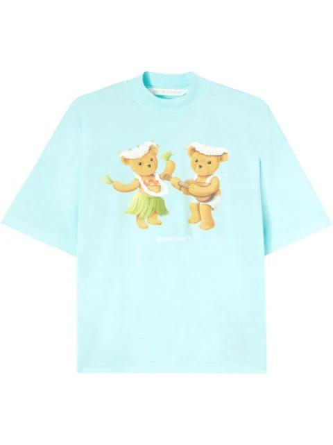 Dancing Bears print T-shirt by PALM ANGELS