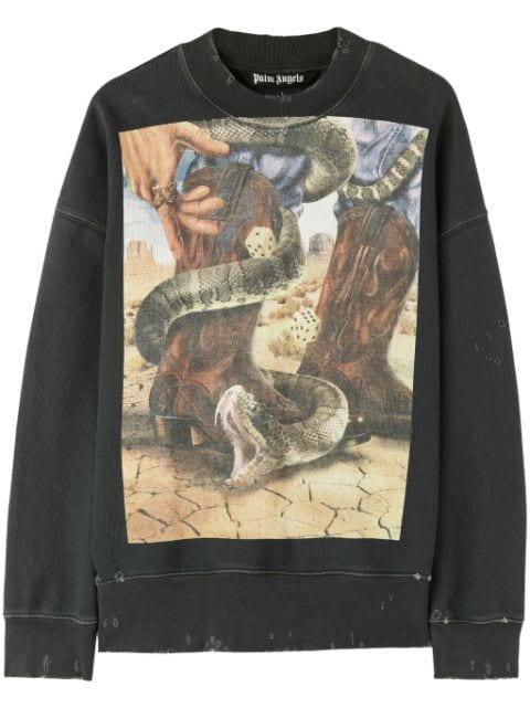 Dice Game crew-neck sweatshirt by PALM ANGELS