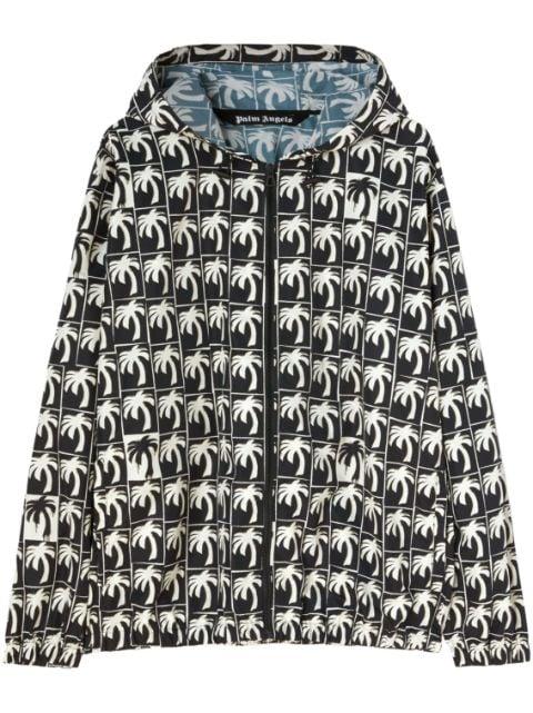 Dripping Palm hoodied jacket by PALM ANGELS