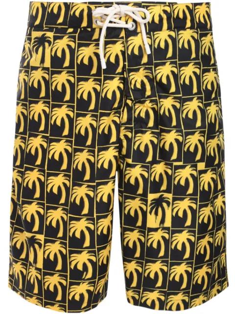 Dripping Palms swim shorts by PALM ANGELS