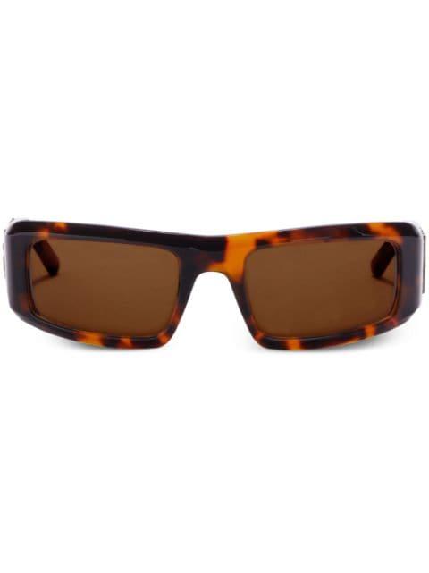 Kerman rectangular-frame sunglasses by PALM ANGELS EYEWEAR